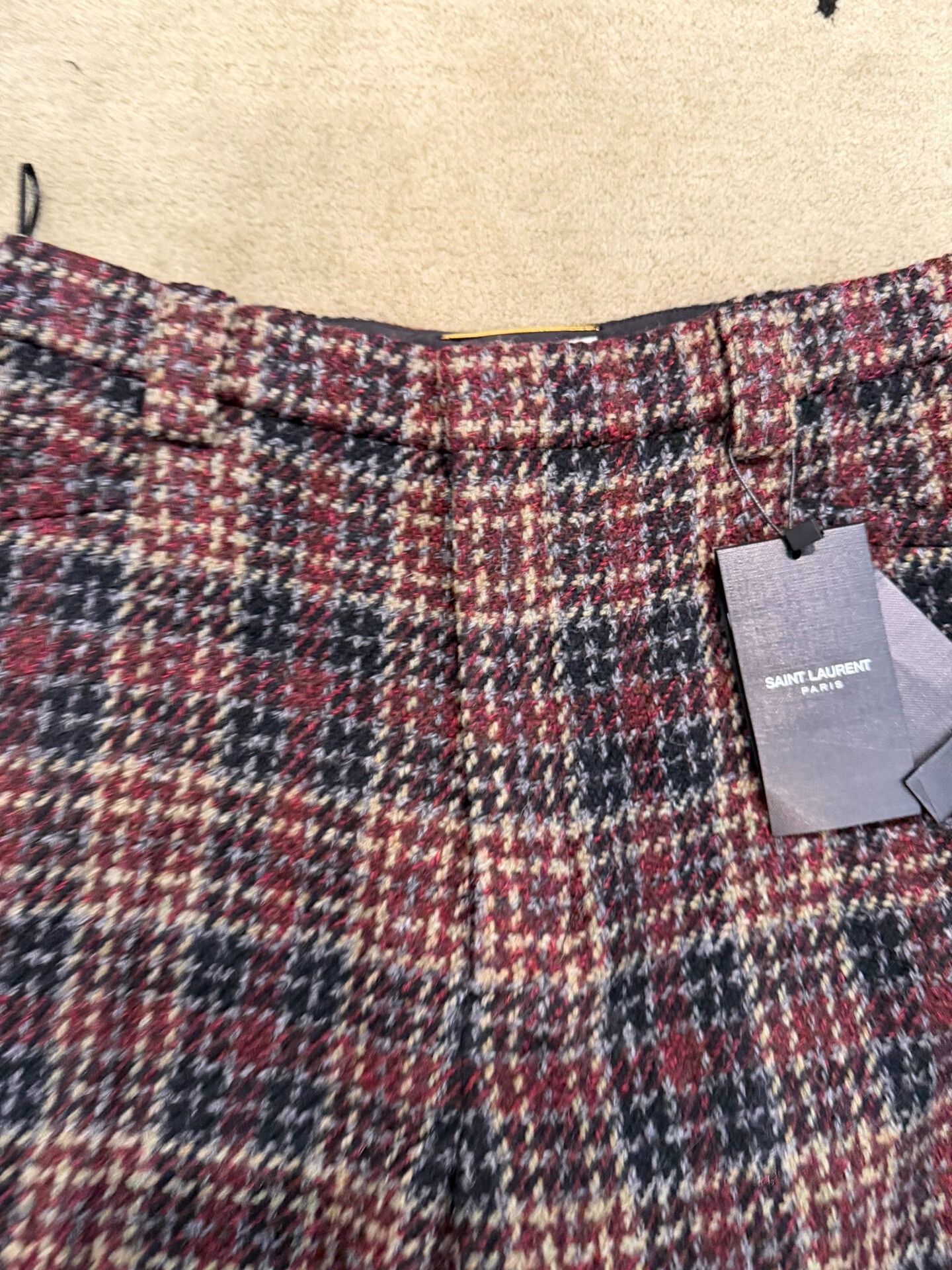 Saint Laurent Paris Yves Saint Laurent Wool Shorts Size US 31 - 3 Thumbnail
