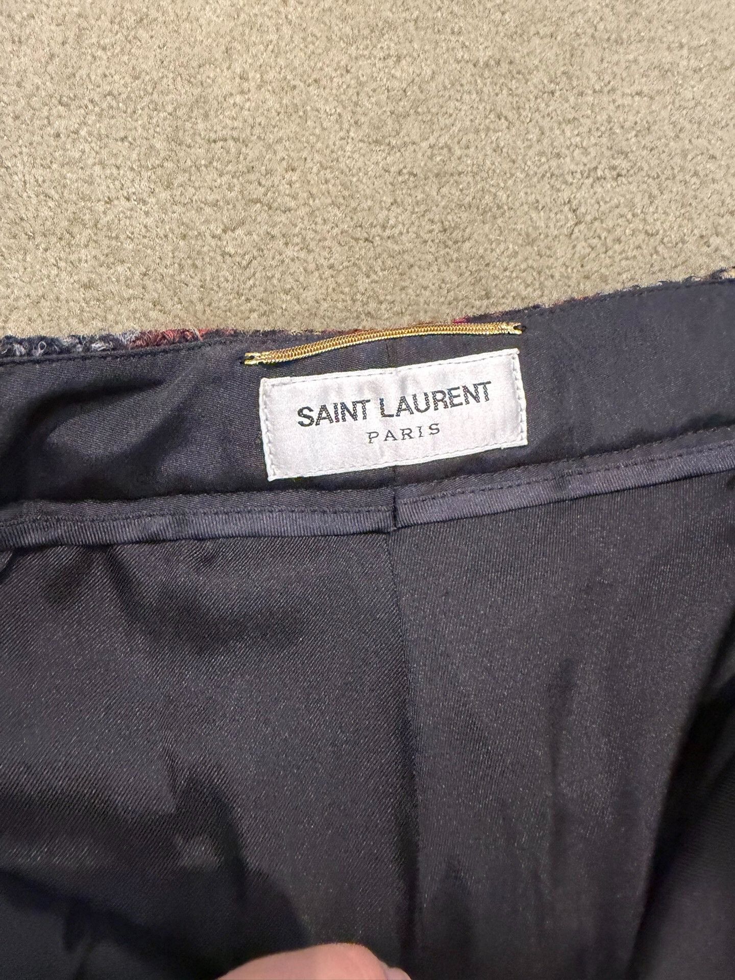 Saint Laurent Paris Yves Saint Laurent Wool Shorts Size US 31 - 8 Thumbnail