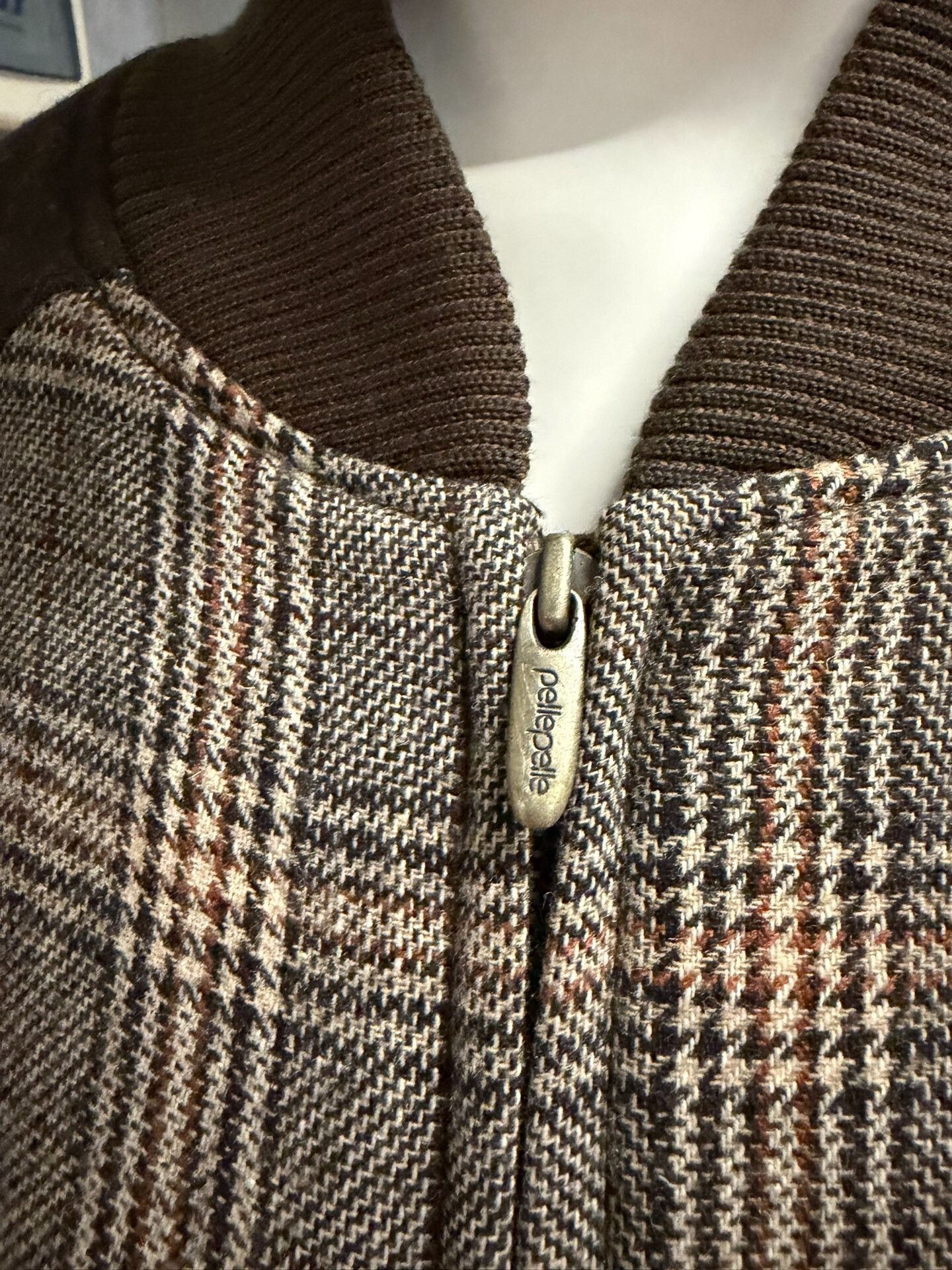 Junya Watanabe Pelle Pelle Plaid Wool Baseball Jacket Size US XL / EU 56 / 4 - 2 Thumbnail