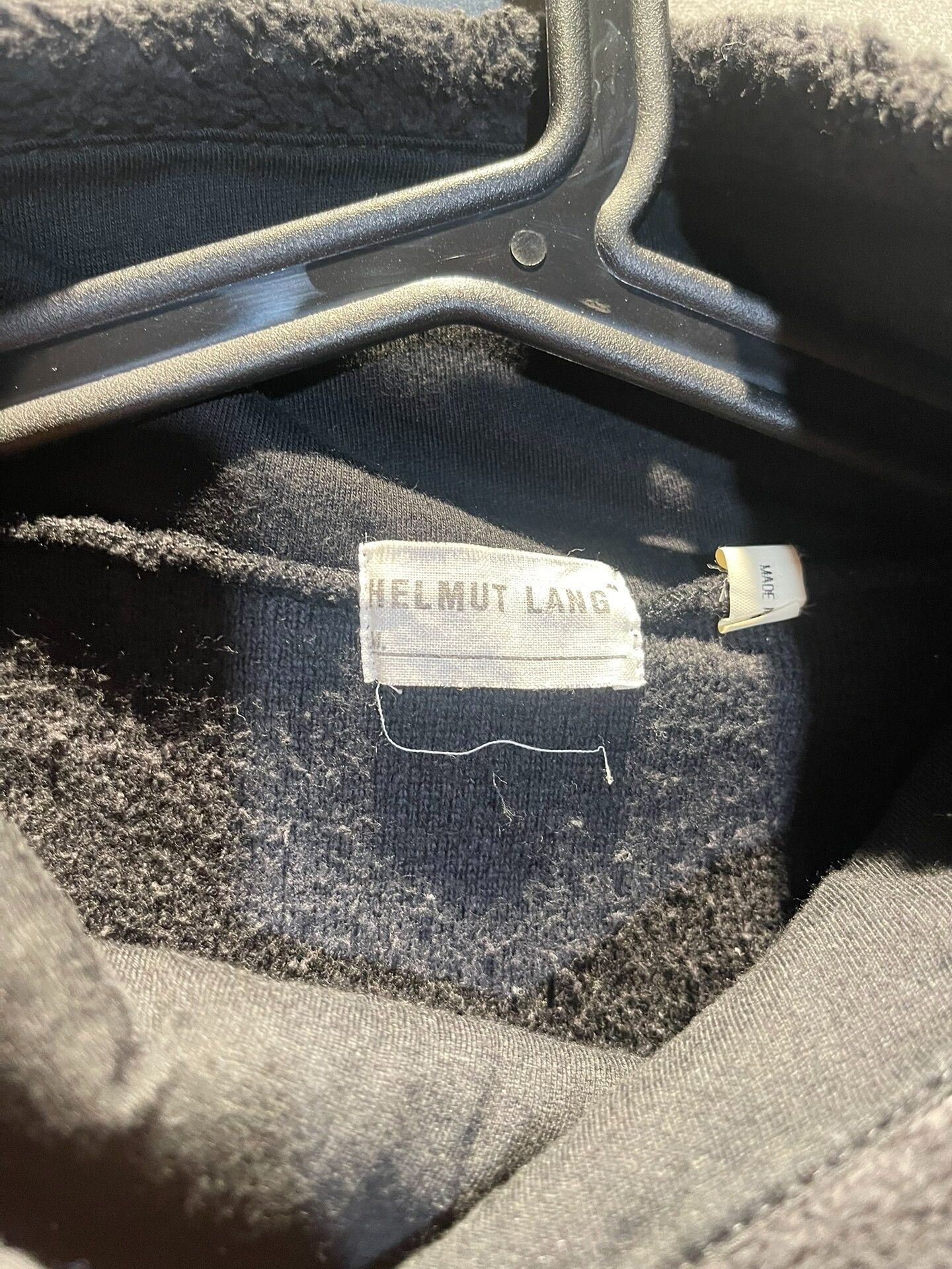 Helmut Lang Helmut Lang 1998 Fleece Hoodie Size US M / EU 48-50 / 2 - 4 Thumbnail