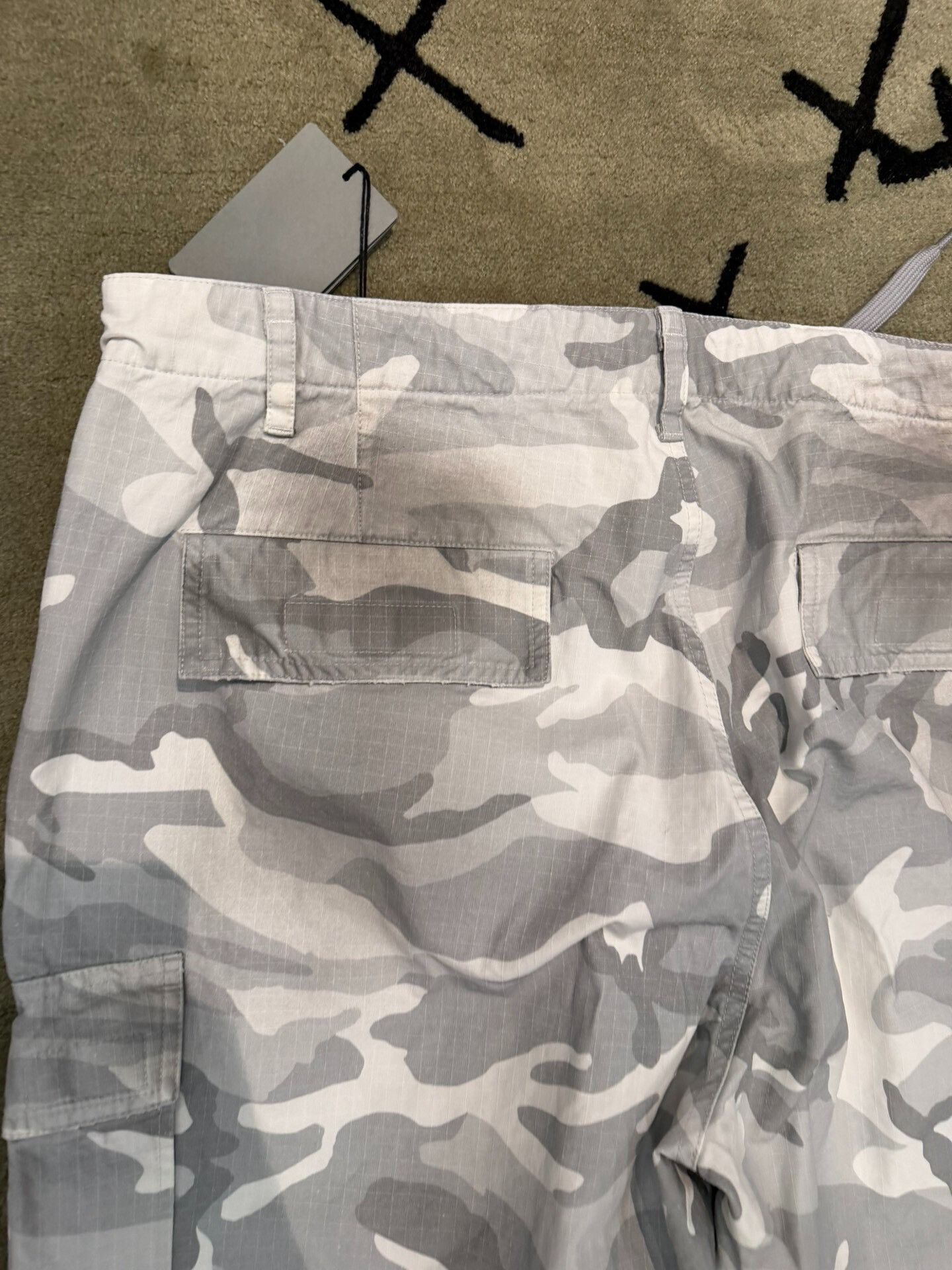 Balenciaga Balenciaga Cargo Shorts Mud-Dyed Collection Size US 30 / EU 46 - 5 Thumbnail