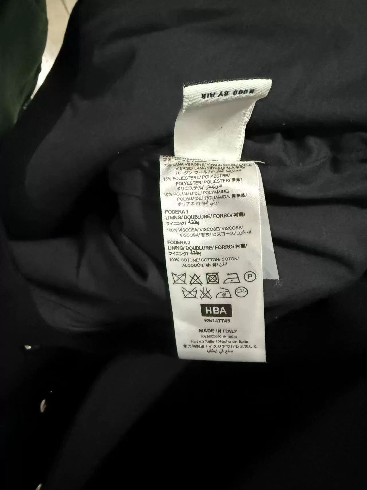 Hood By Air Hood By Air Wool Patch Coat Size US M / EU 48-50 / 2 - 7 Thumbnail
