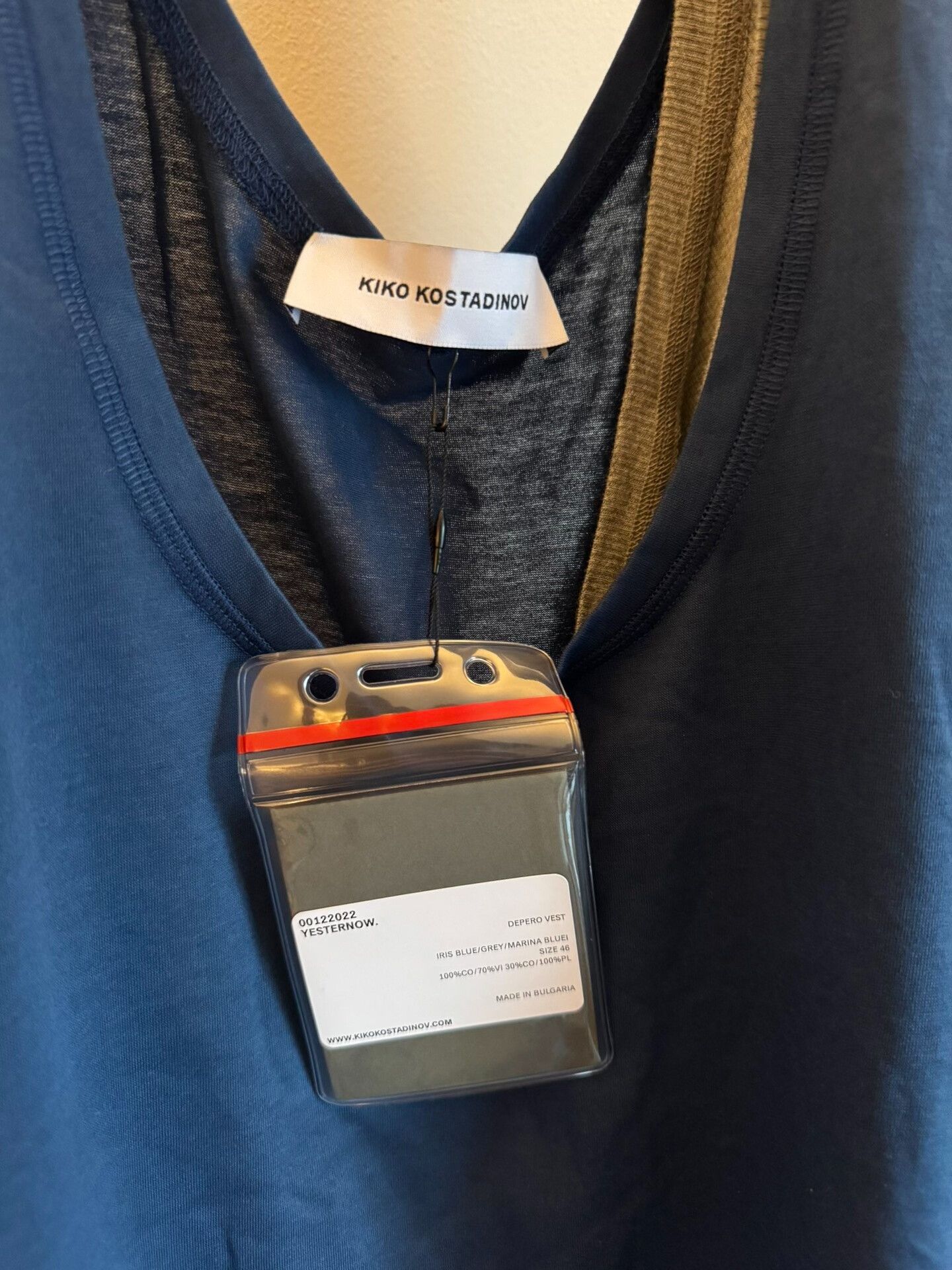 Kiko Kostadinov Kiko Kostadinov Depero Structured Vest Size US S / EU 44-46 / 1 - 3 Thumbnail