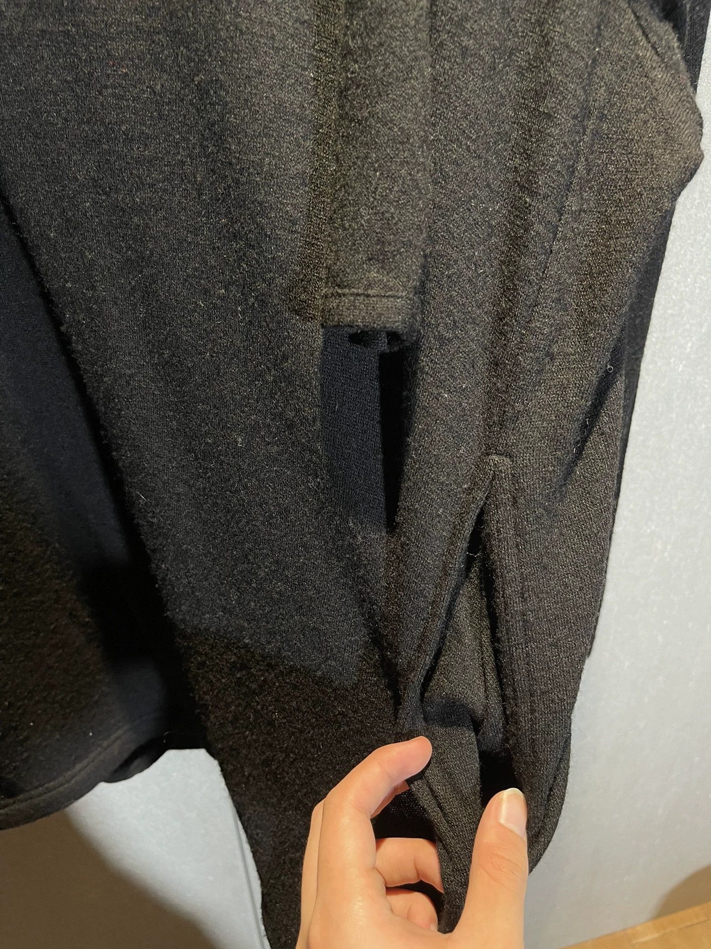 Yohji Yamamoto Yohji Yamamoto Tie Sweater Hoodie Size US L / EU 52-54 / 3 - 2 Thumbnail
