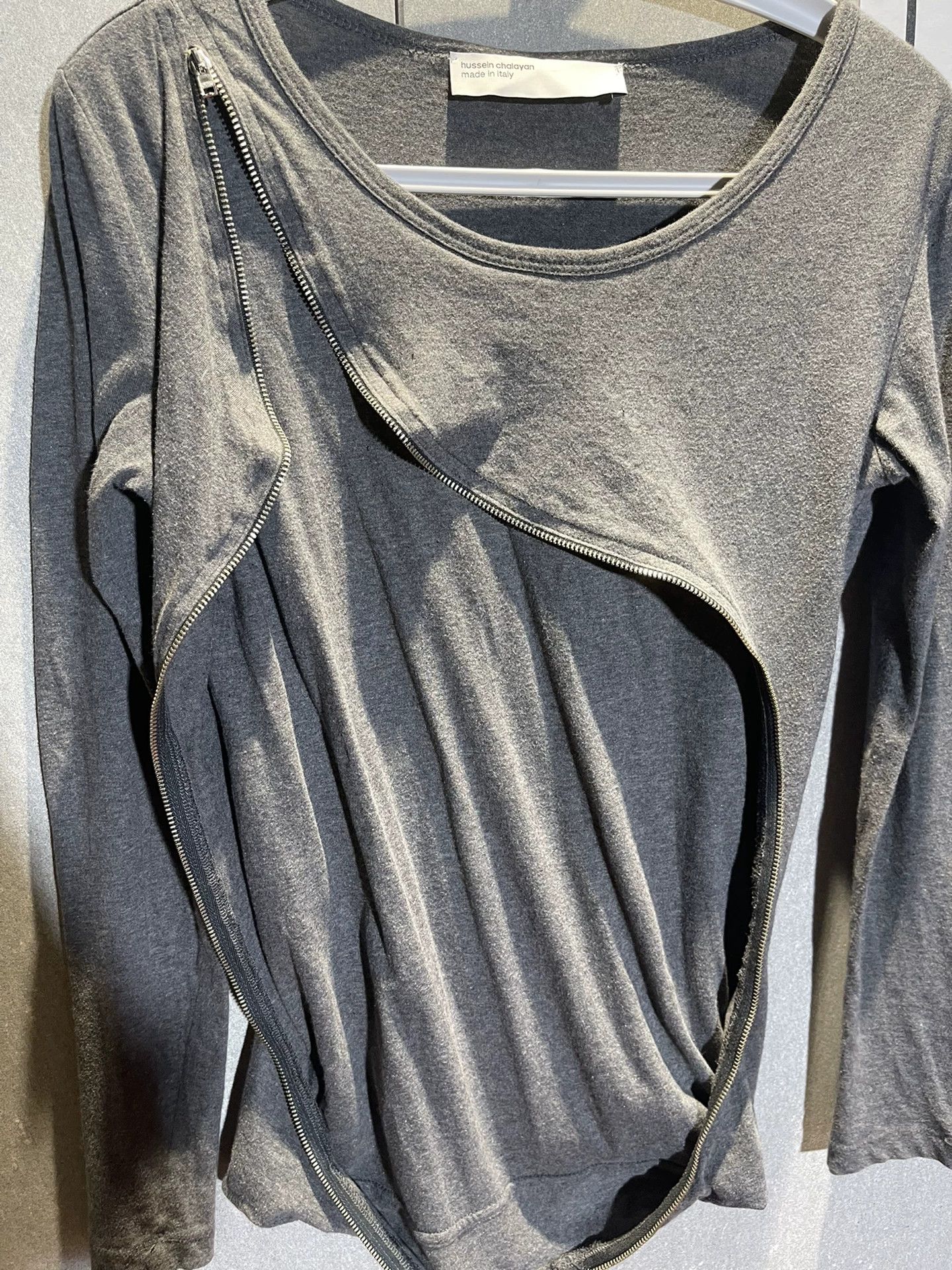 Hussein Chalayan Hussein Chalayan Long Sleeve Zip Top Size US XXS / EU 40 - 4 Thumbnail