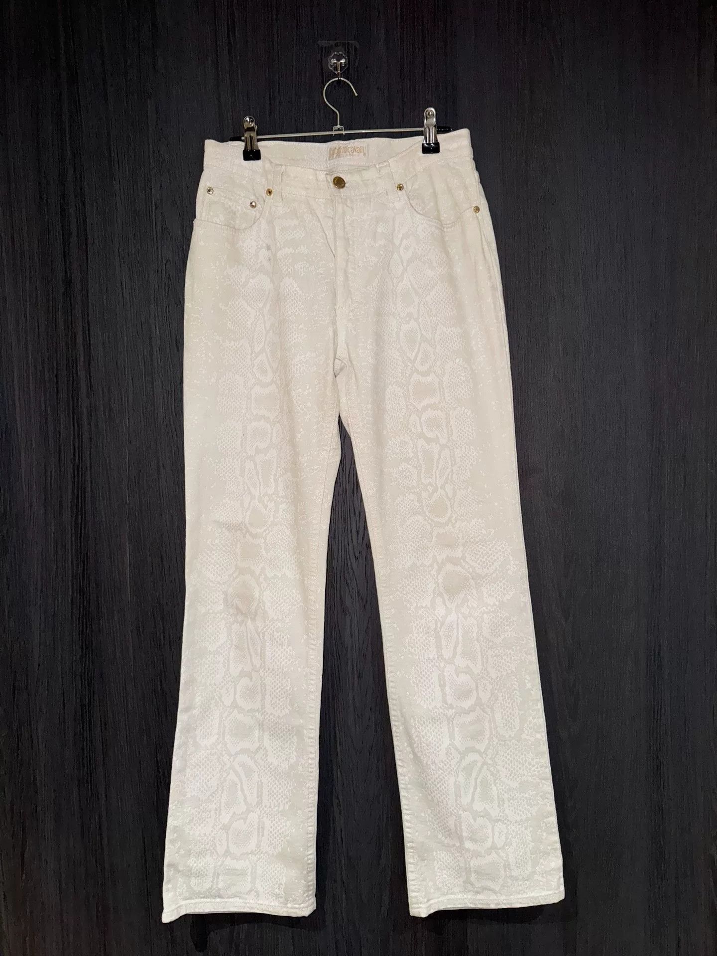 Roberto Cavalli Roberto Cavalli Snake Skin Jeans Size 26" / US 2 / IT 38 - 6 Thumbnail