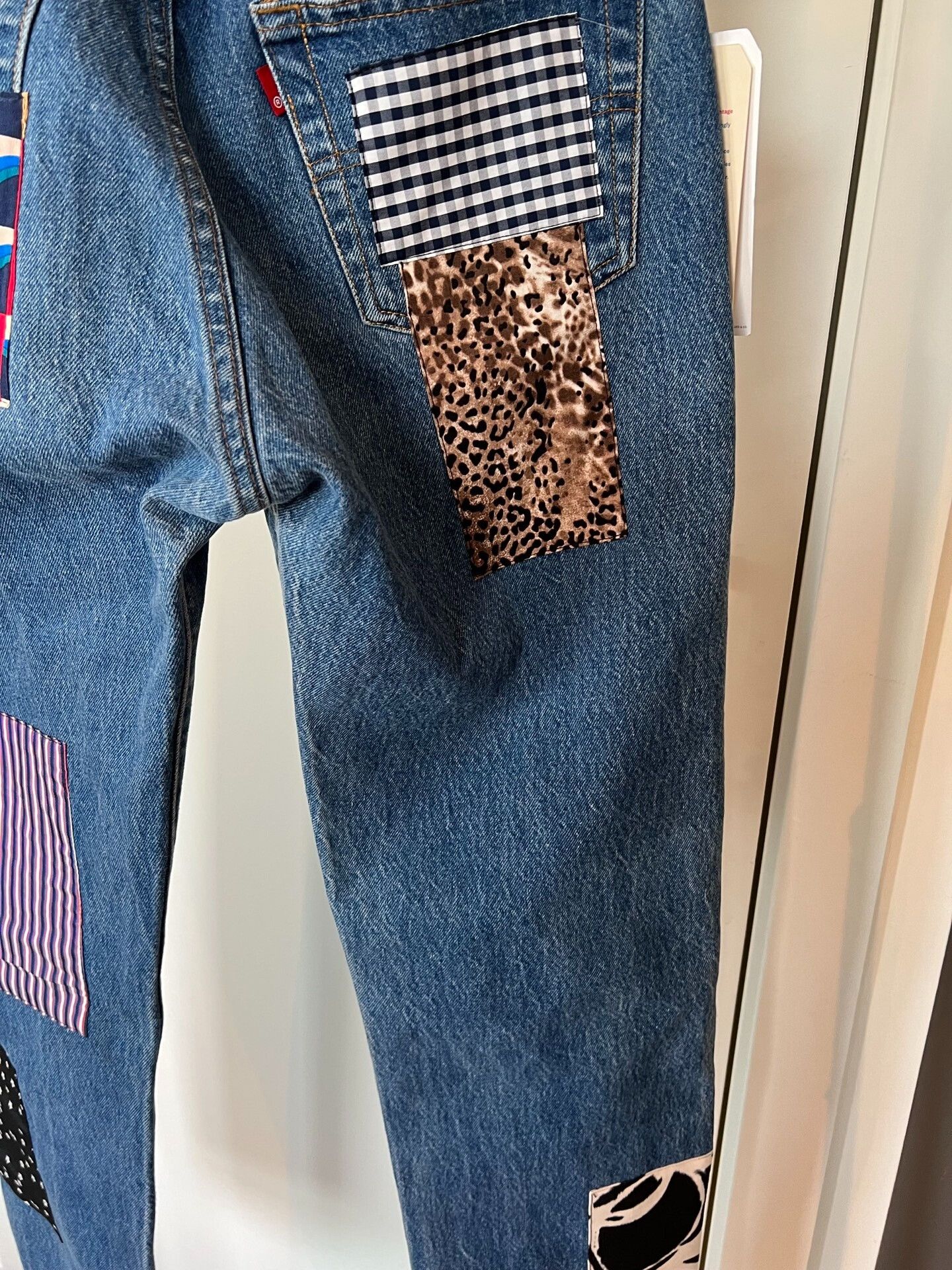 Junya Watanabe Junya Watanabe x Levis Patchwork Jeans Size US 30 / EU 46 - 4 Thumbnail