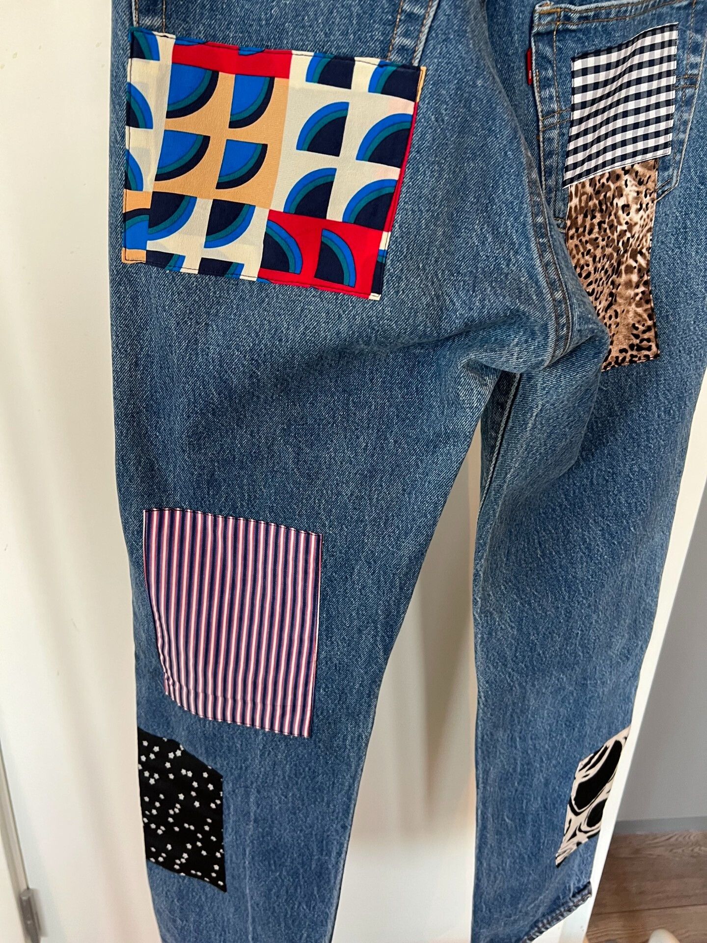 Junya Watanabe Junya Watanabe x Levis Patchwork Jeans Size US 30 / EU 46 - 3 Thumbnail