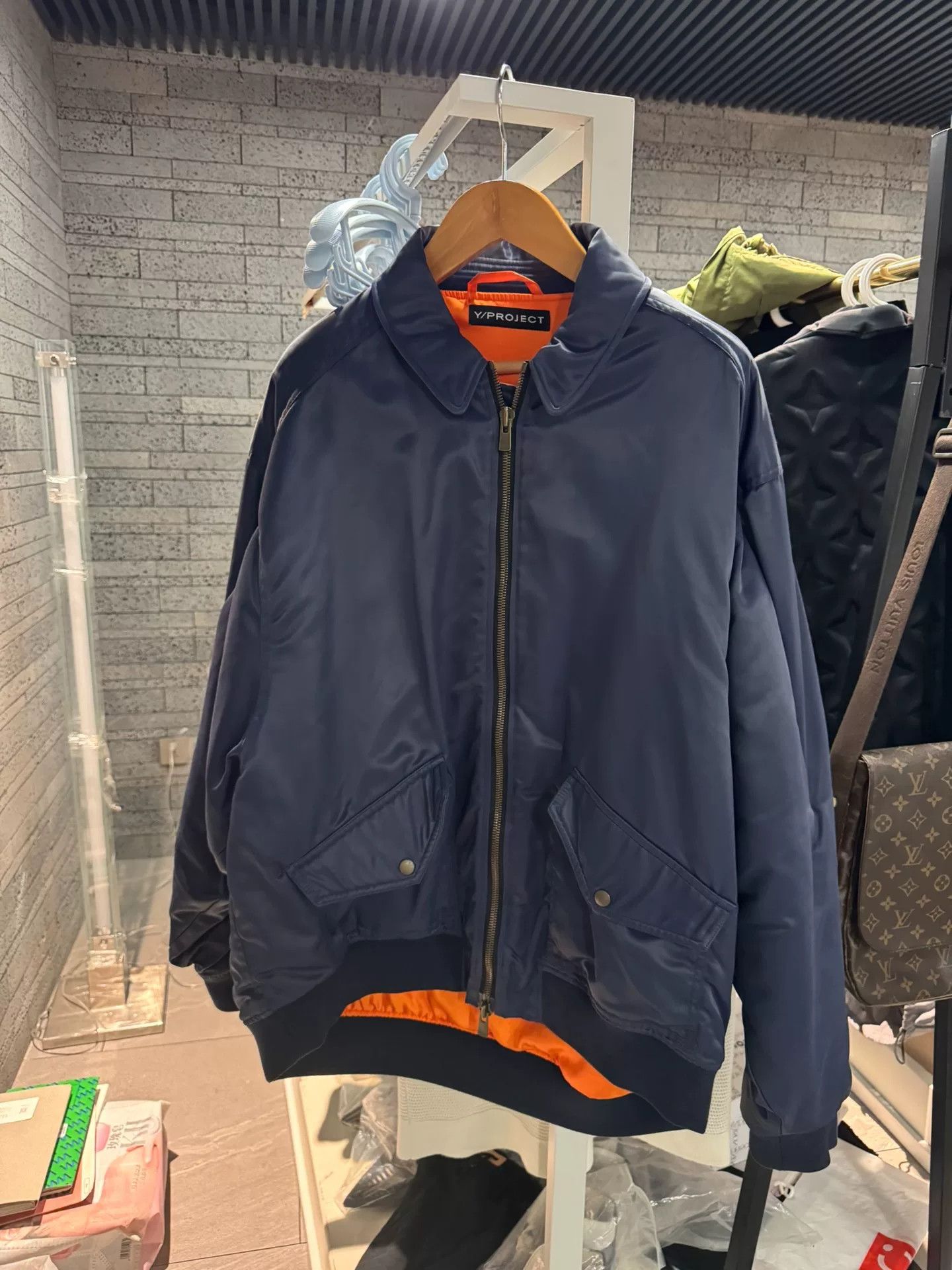 Y/Project Y/PROJECT Oversized Deconstructed Bomber Jacket Size US M / EU 48-50 / 2 - 2 Thumbnail