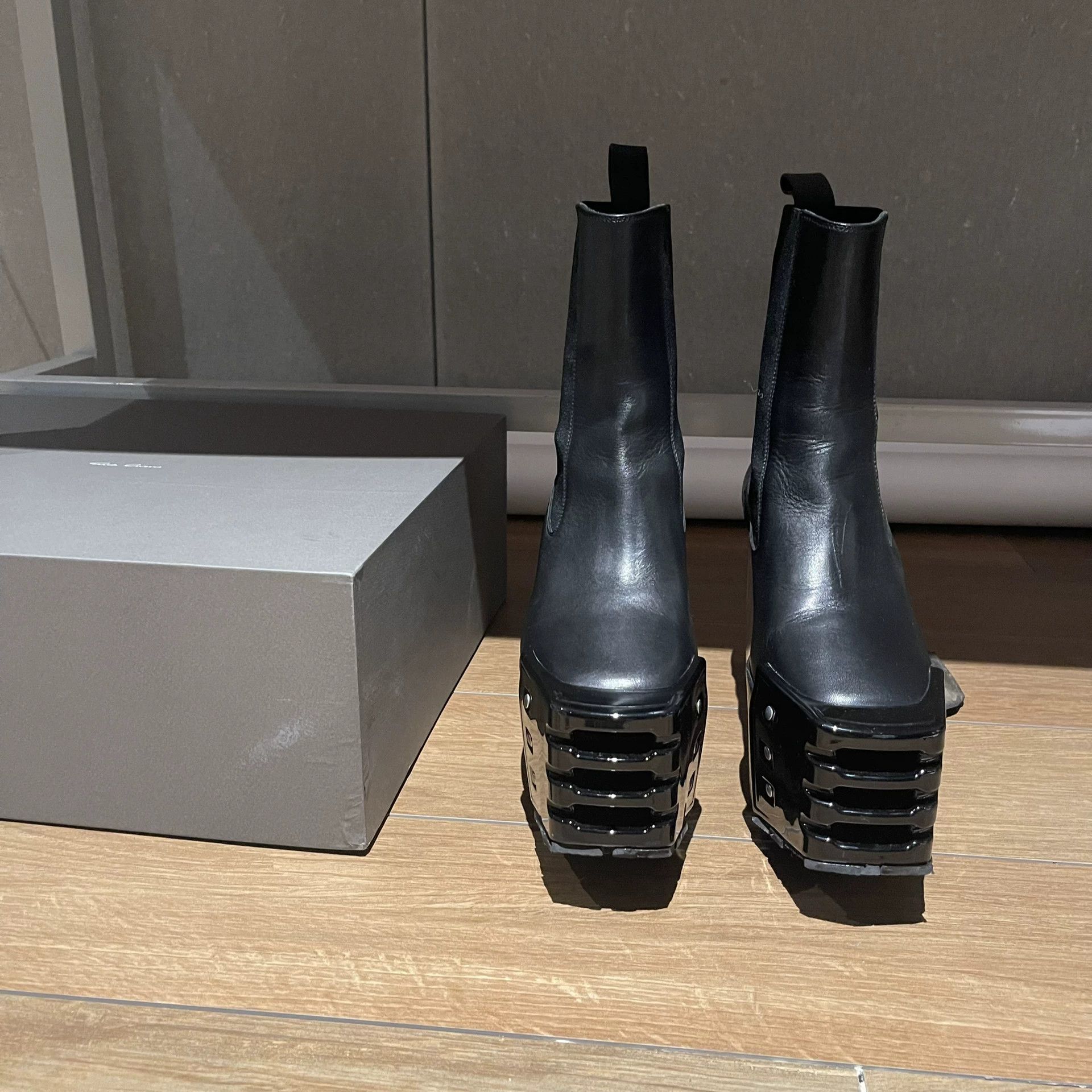 Rick Owens Rick Owens Kiss Boots High Heels Size US 10 / IT 40 - 2 Thumbnail