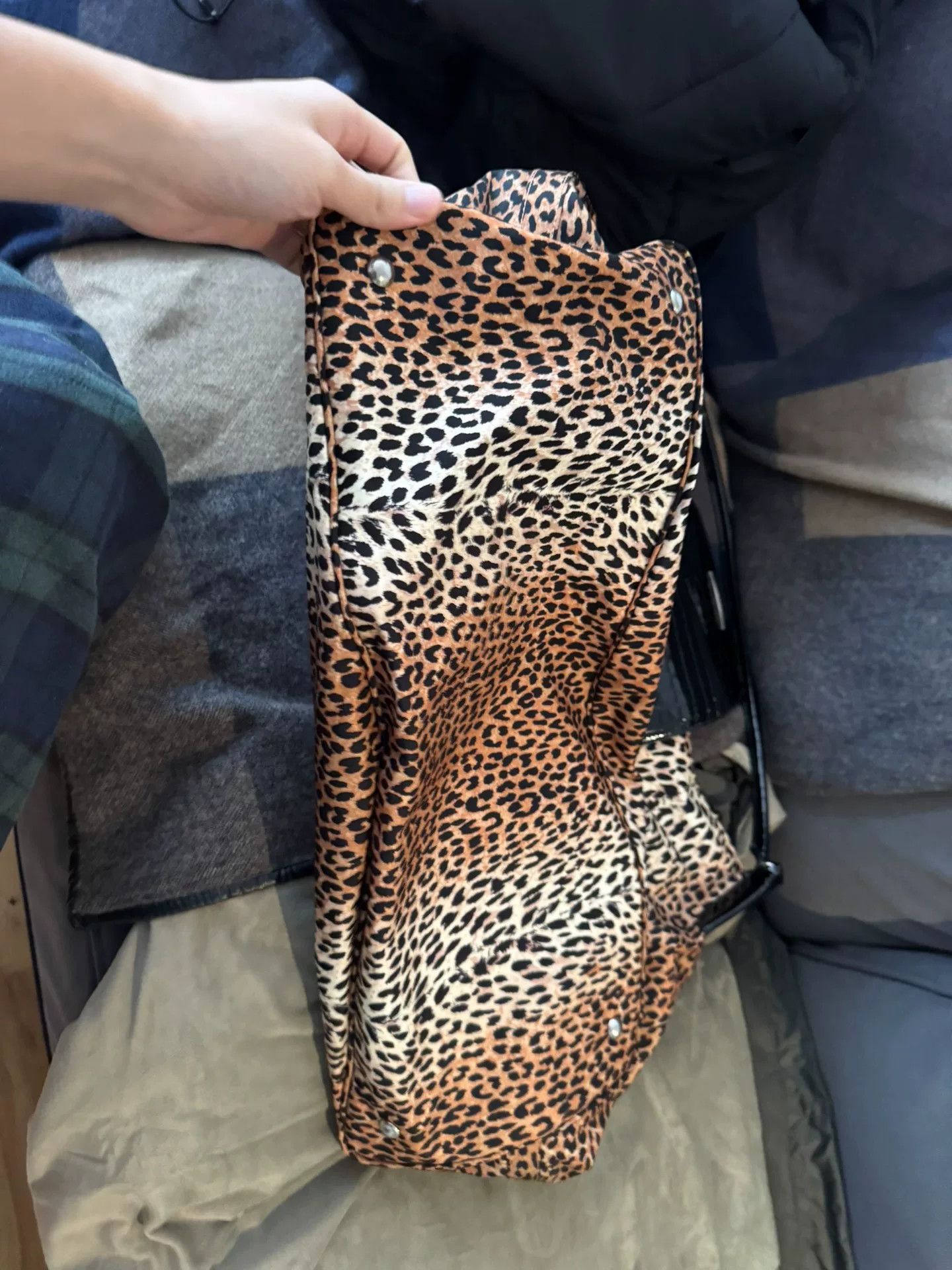 Balenciaga Balenciaga Leopard Hobo Bag with Crocodile Skin Size ONE SIZE - 9 Thumbnail
