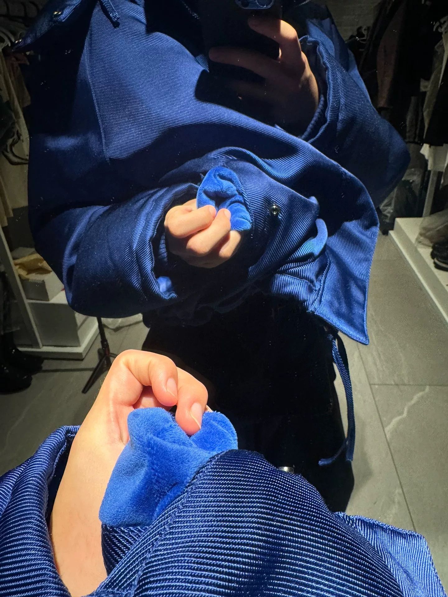 KANGHYUK Oversized Blue Down Jacket by Kanghyuk Size US XL / EU 56 / 4 - 8 Thumbnail