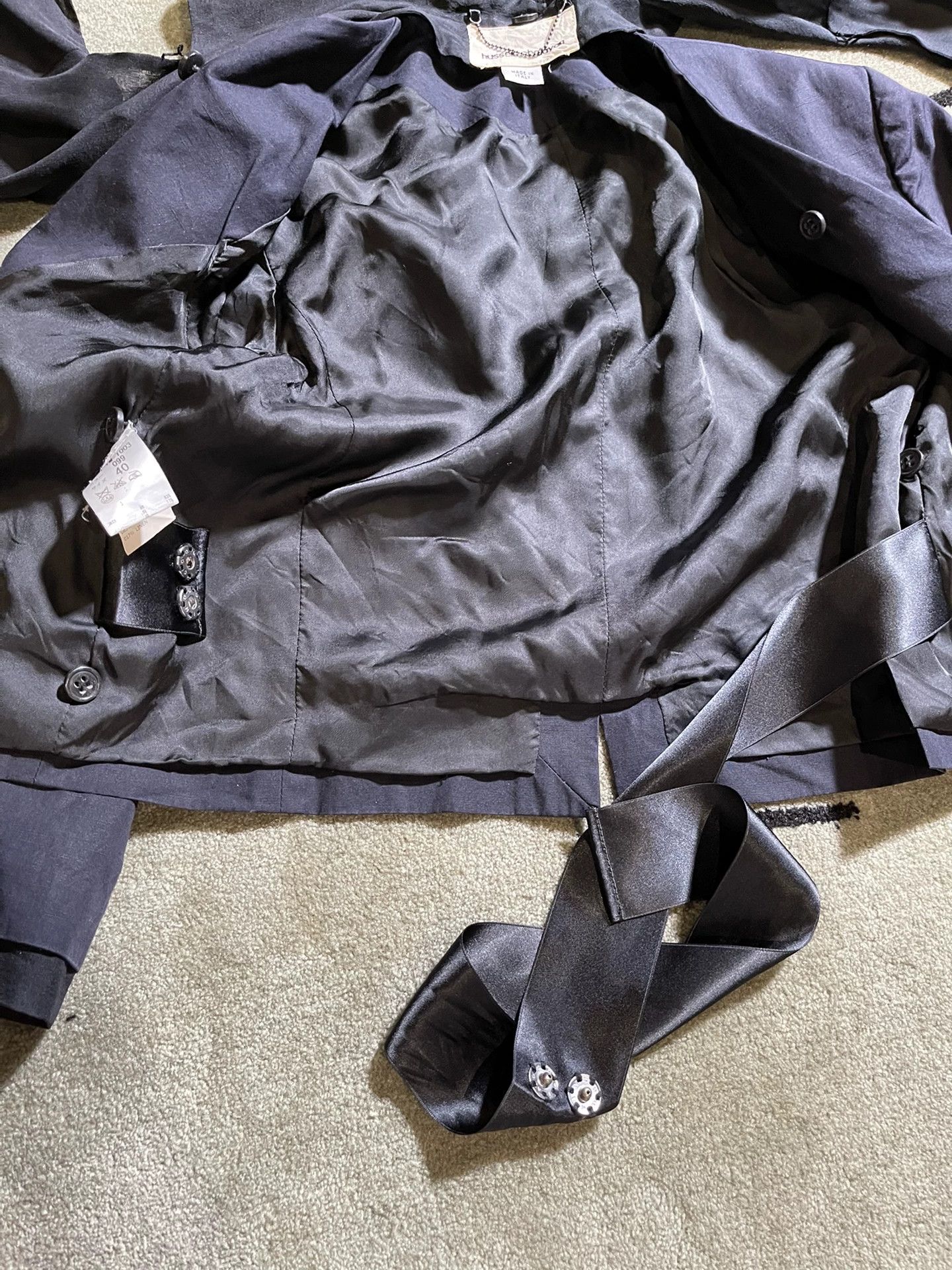 Hussein Chalayan Hussein Chalayan Tie Detail Suit Size S / US 4 / IT 40 - 3 Thumbnail