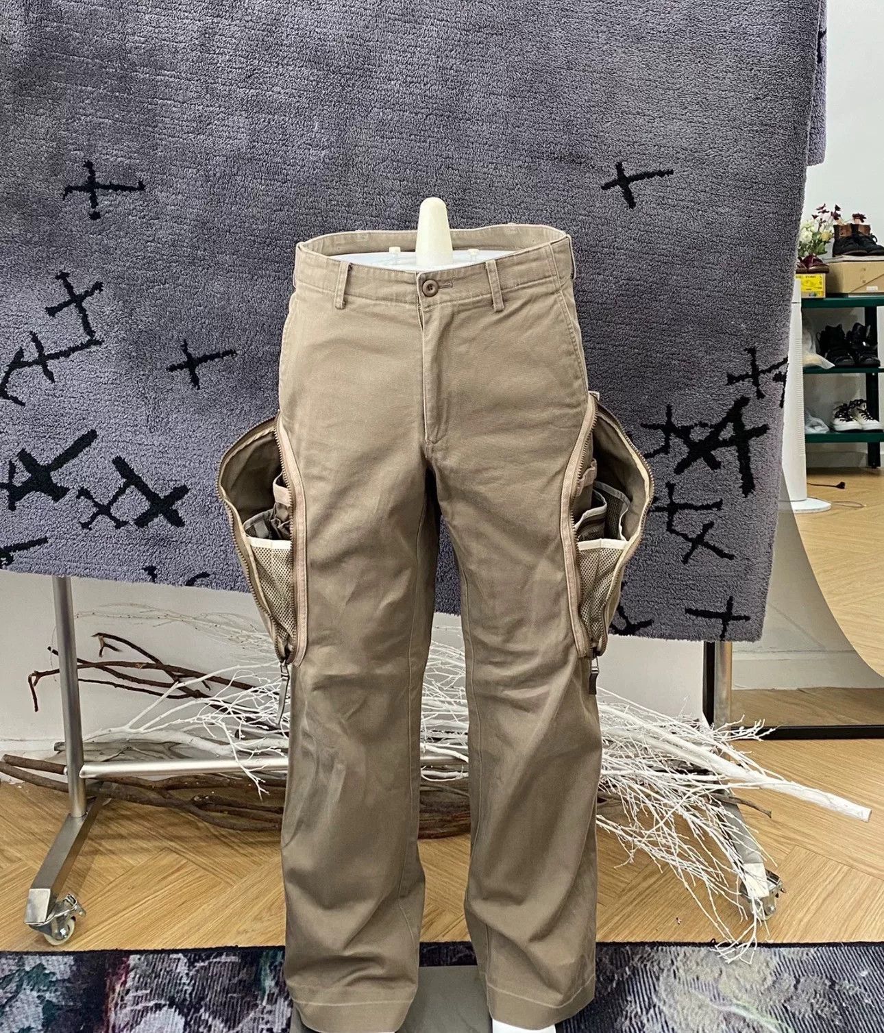 Issey Miyake Issey Miyake Cargo Pants SS2001 Size US 26 / EU 42 - 4 Thumbnail