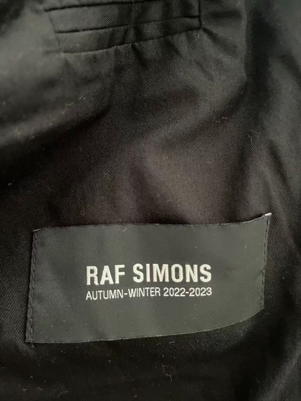 Raf Simons Raf Simons Black Suit with Print Size US M / EU 48-50 / 2 - 4 Thumbnail