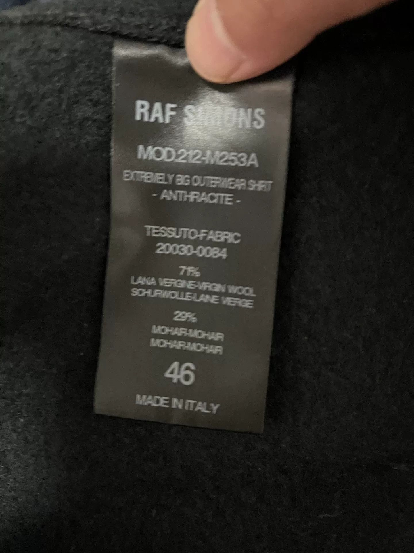 Raf Simons Raf Simons Oversized Outerwear Shirt Size US S / EU 44-46 / 1 - 3 Thumbnail