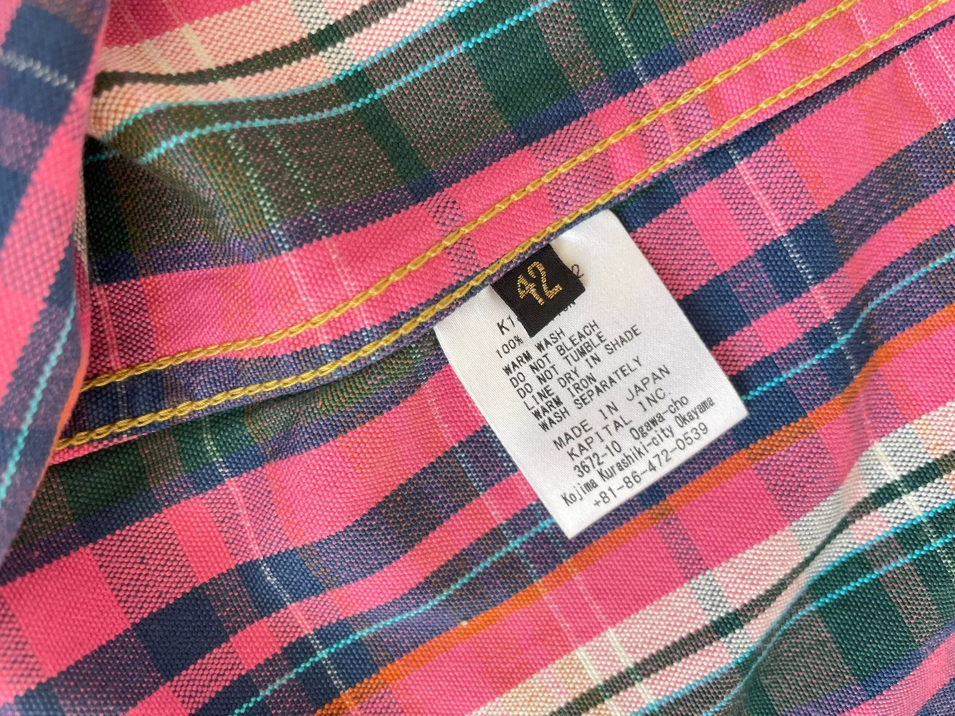 Kapital Kapital Plaid Jacket in Size L Size US L / EU 52-54 / 3 - 5 Thumbnail