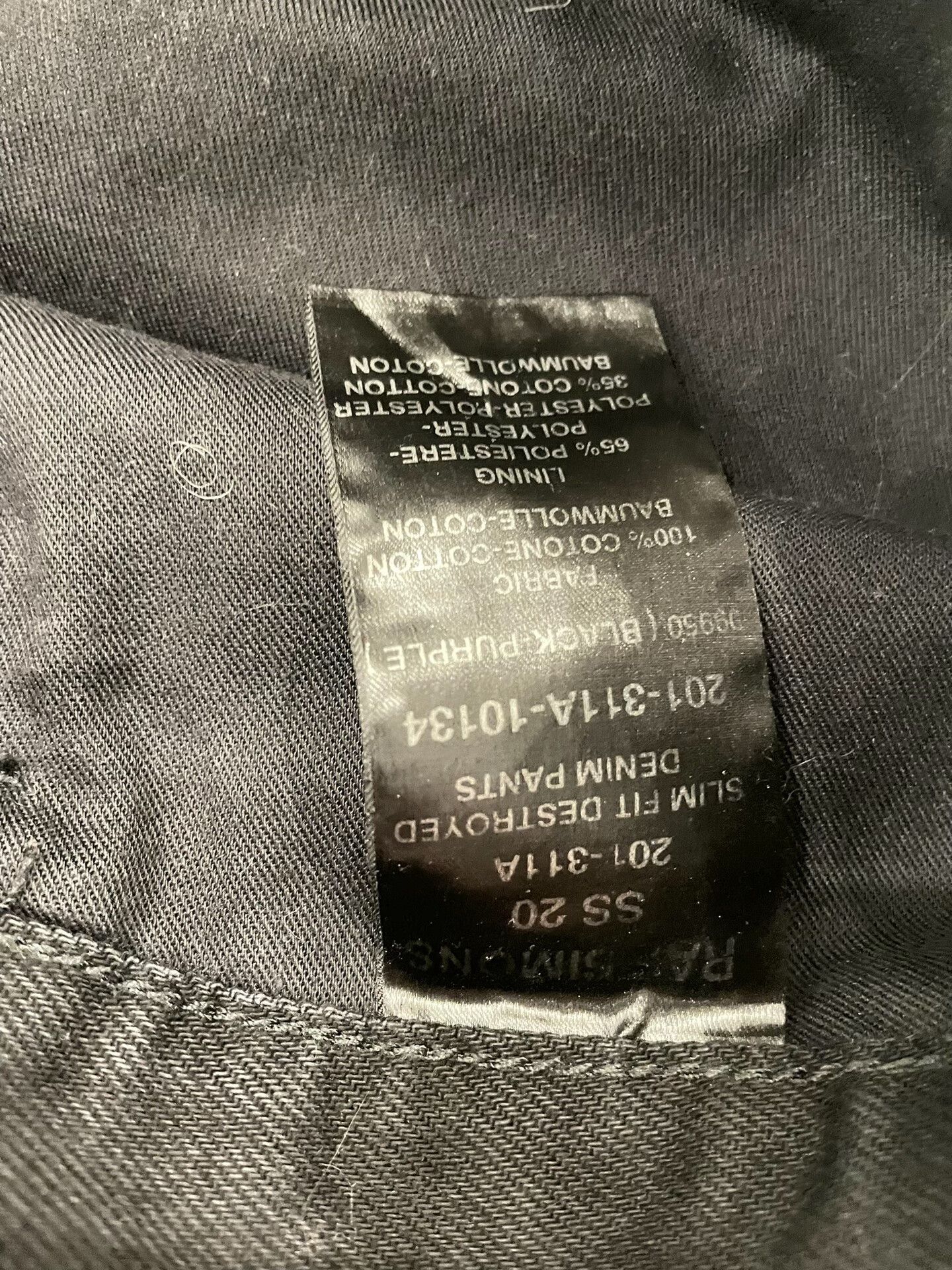 Raf Simons Raf Simons Distressed Denim Pants Size US 34 / EU 50 - 6 Thumbnail
