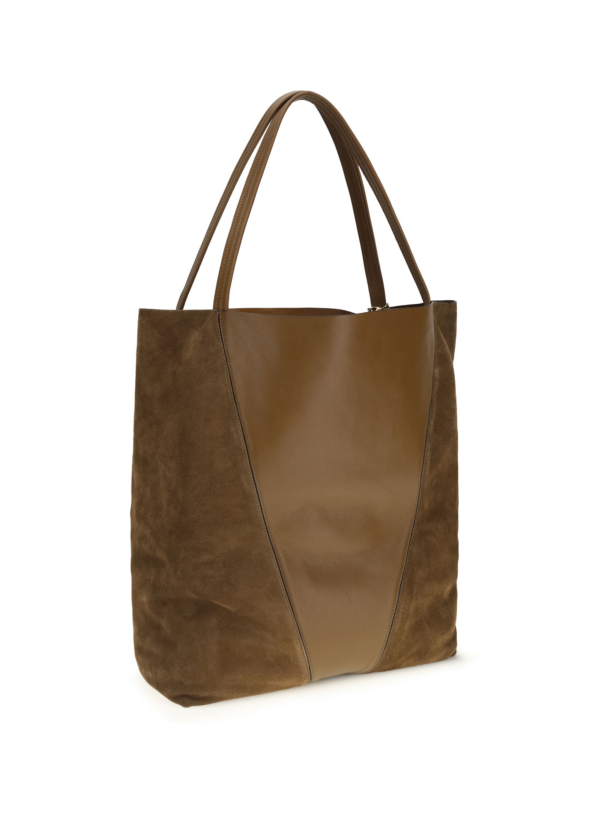 Chloe Spin Tote Bag in grenadine leather and suede Size ONE SIZE - 3 Thumbnail