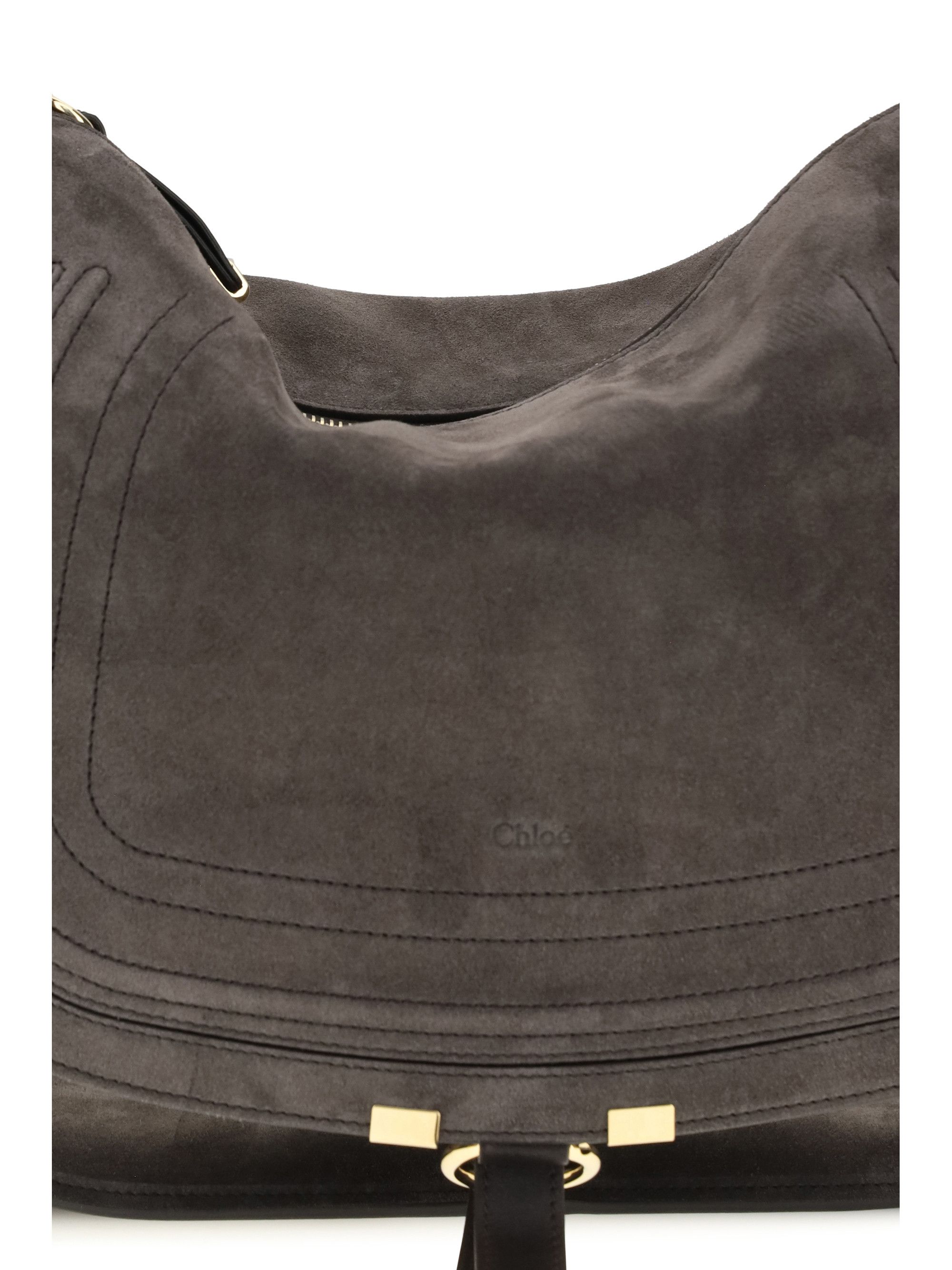Chloe Marcie suede leather Shoulder Bag Size ONE SIZE - 4 Thumbnail