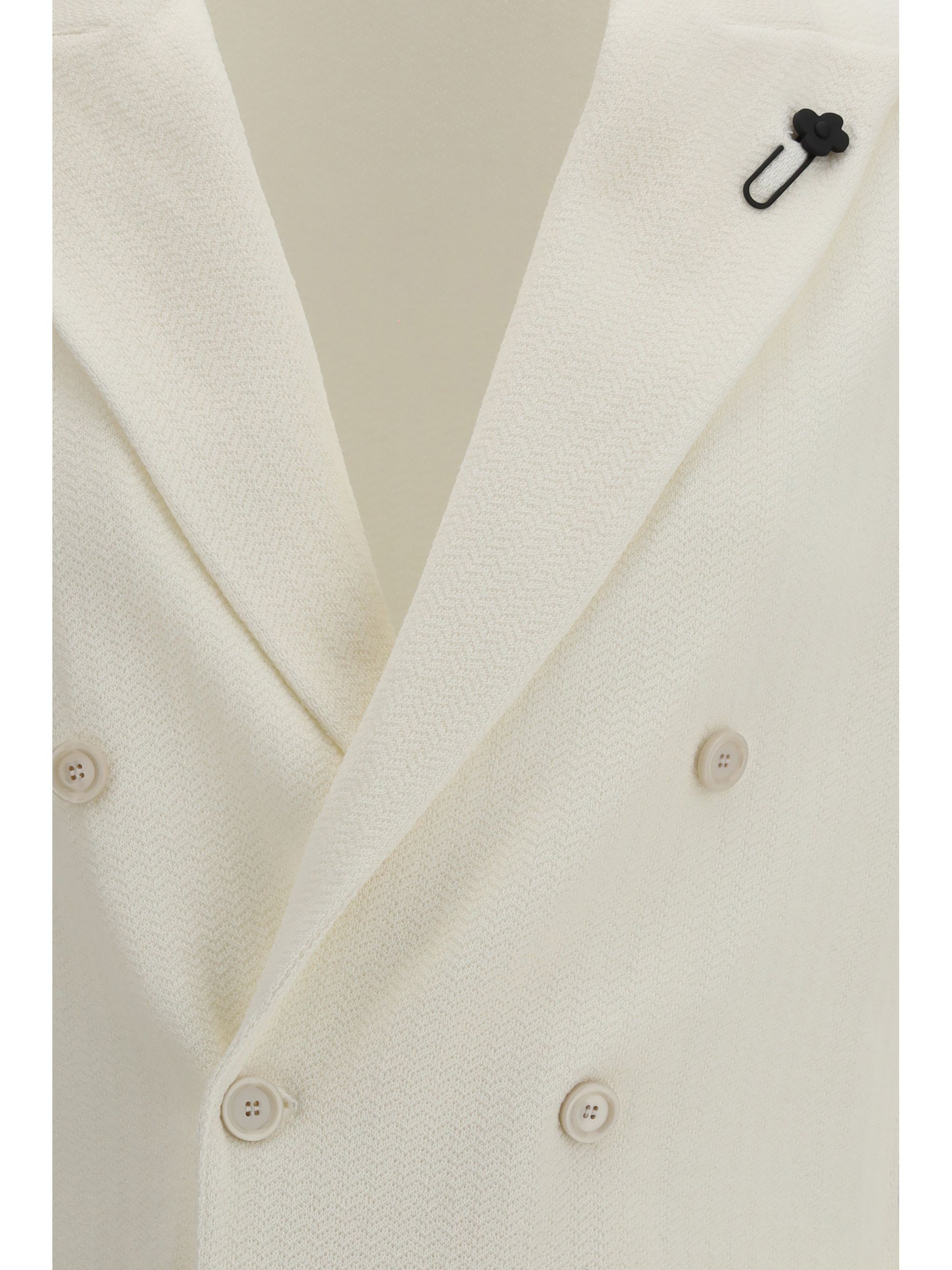 Lardini Knit Blazer Size US L / EU 52-54 / 3 - 3 Thumbnail
