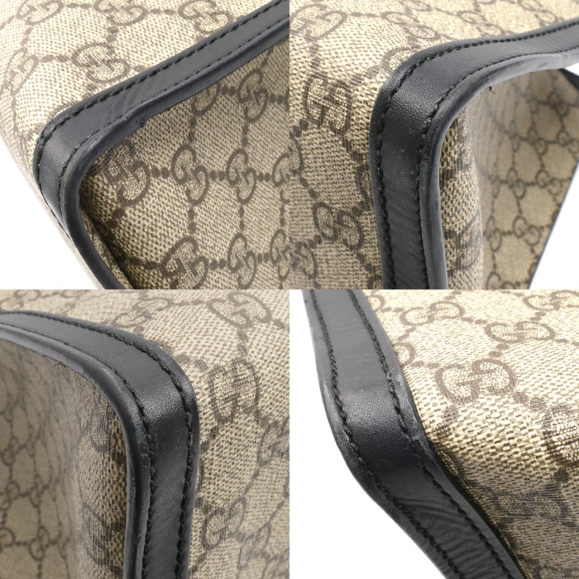 Gucci GUCCI Padlock GG Medium Shoulder Bag in Beige and Black (479197) Size ONE SIZE - 9 Thumbnail