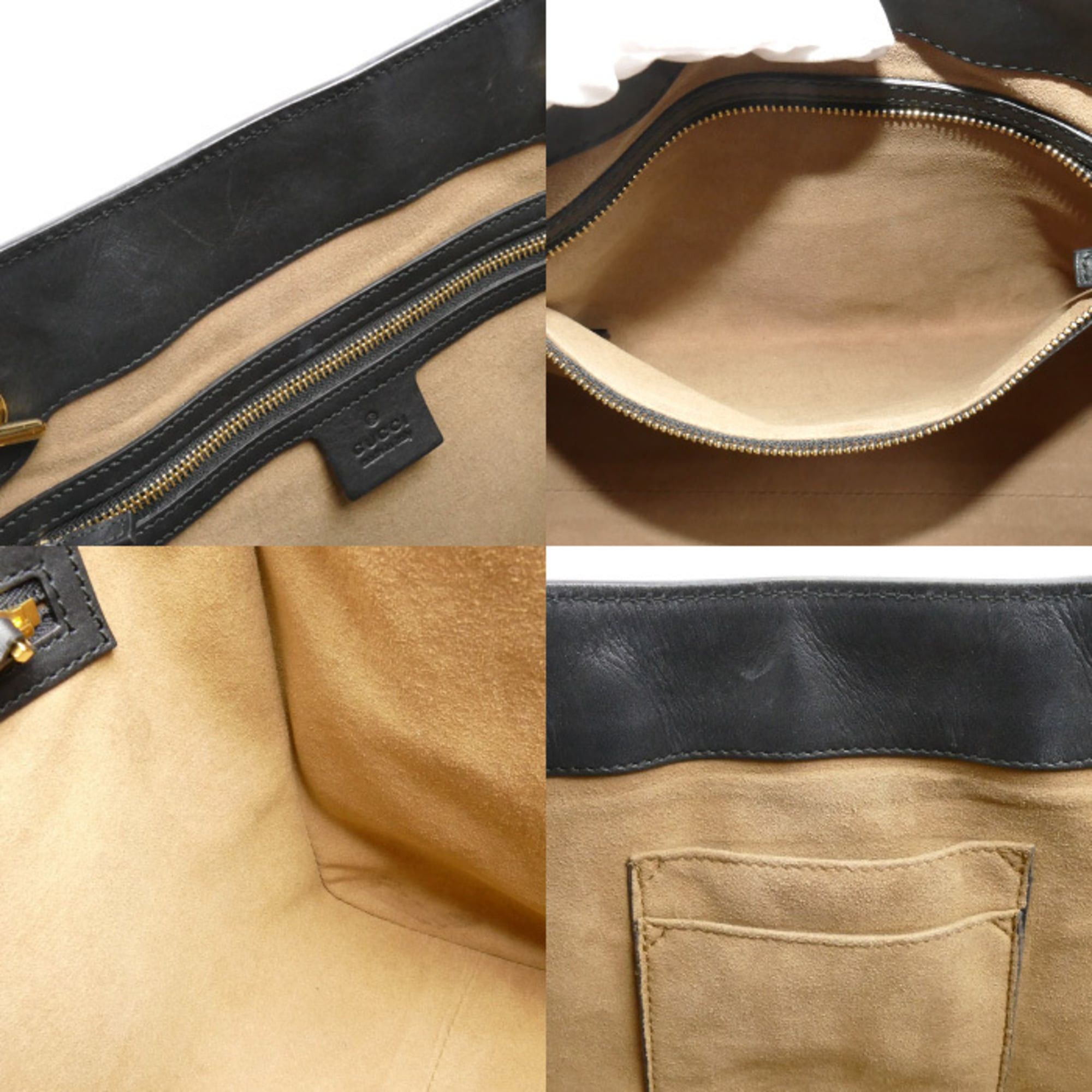 Gucci GUCCI Padlock GG Medium Shoulder Bag in Beige and Black (479197) Size ONE SIZE - 5 Thumbnail