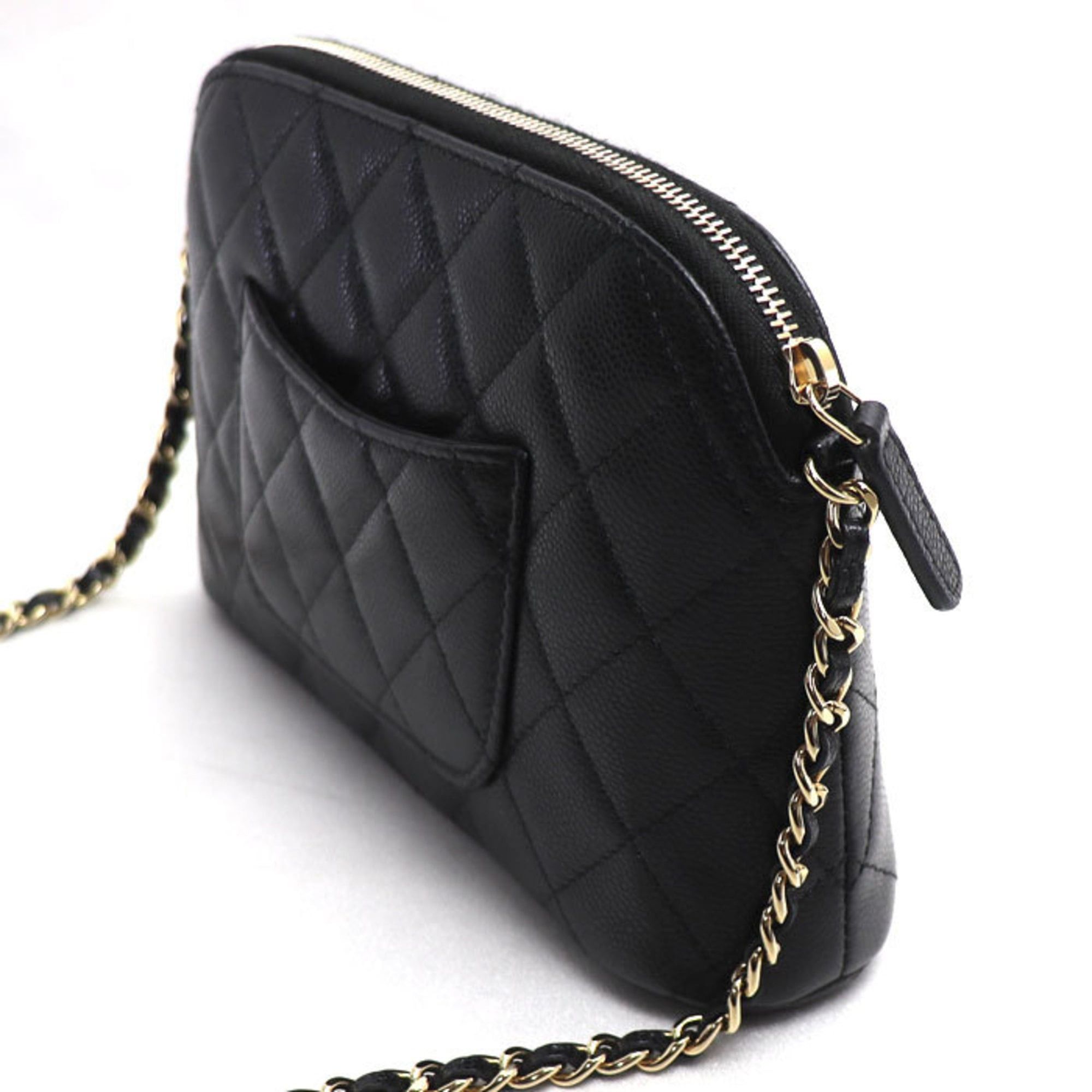 Chanel CHANEL Matelasse Shoulder Bag, Black, AP4016, Women's Size ONE SIZE - 2 Thumbnail