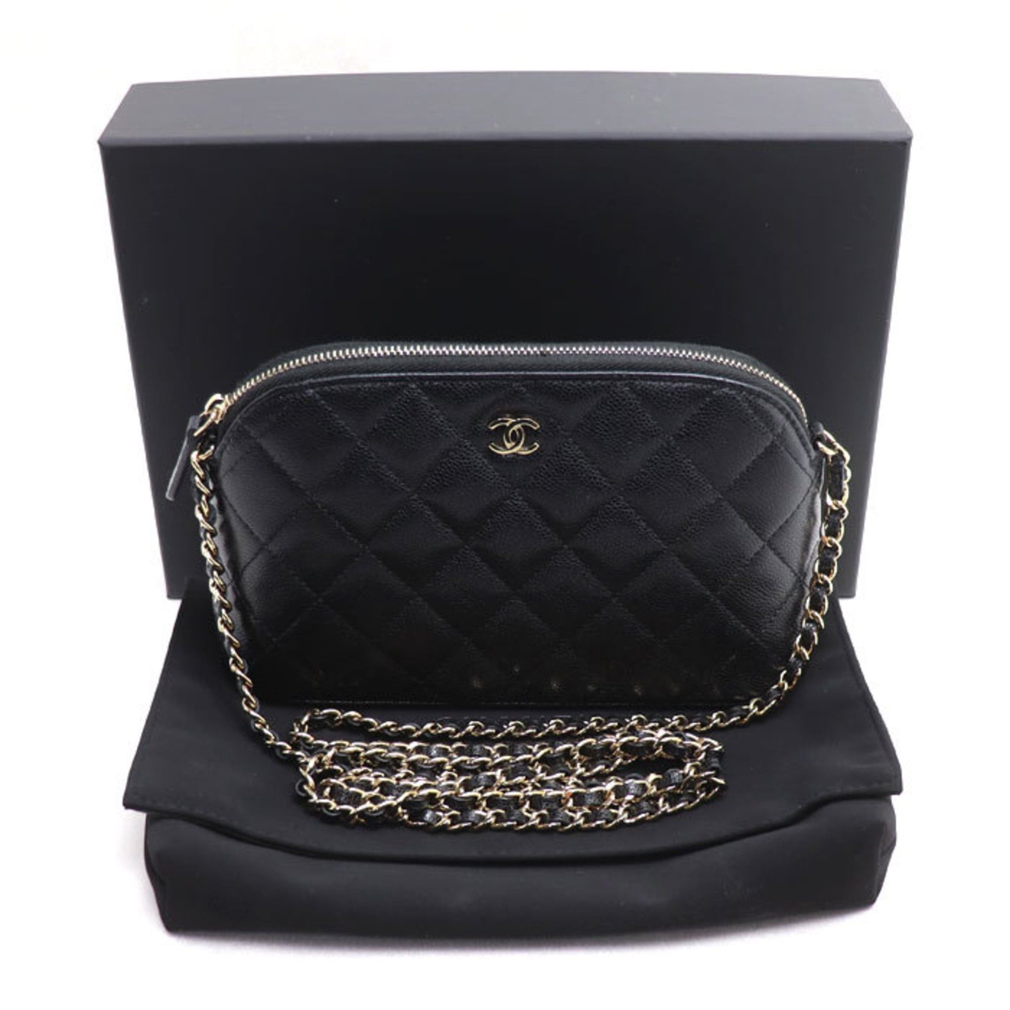 Chanel CHANEL Matelasse Shoulder Bag, Black, AP4016, Women's Size ONE SIZE - 6 Thumbnail