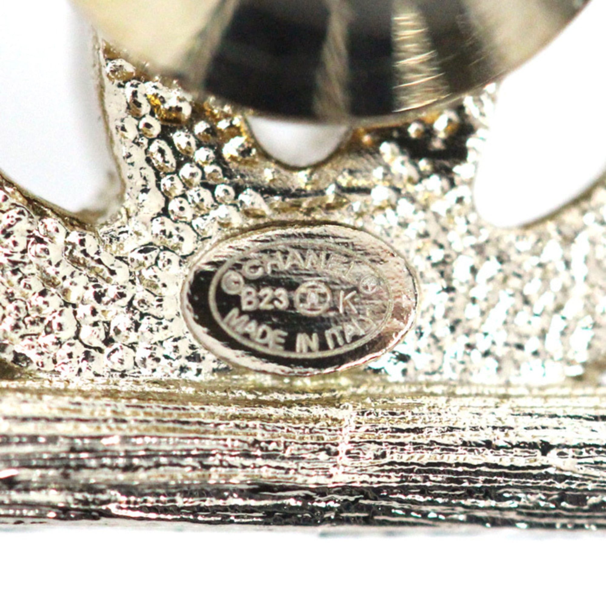 Chanel CHANEL Metal Rhinestone Coco Mark 3-Piece Brooch Set for Women Size ONE SIZE - 4 Thumbnail