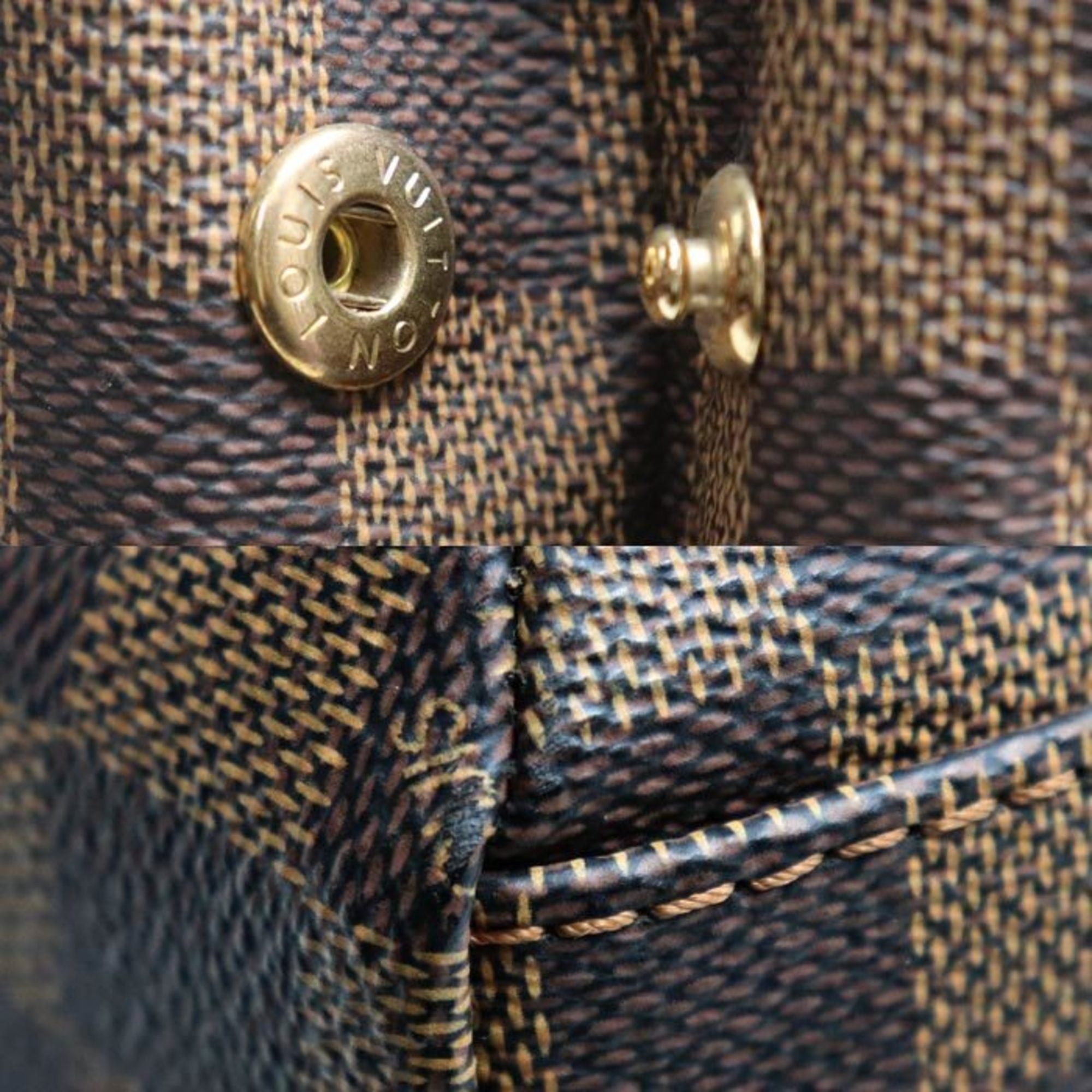 Louis Vuitton LOUIS VUITTON Cabas Bobur Tote Bag Damier N52006 for Men and Women Size ONE SIZE - 7 Thumbnail