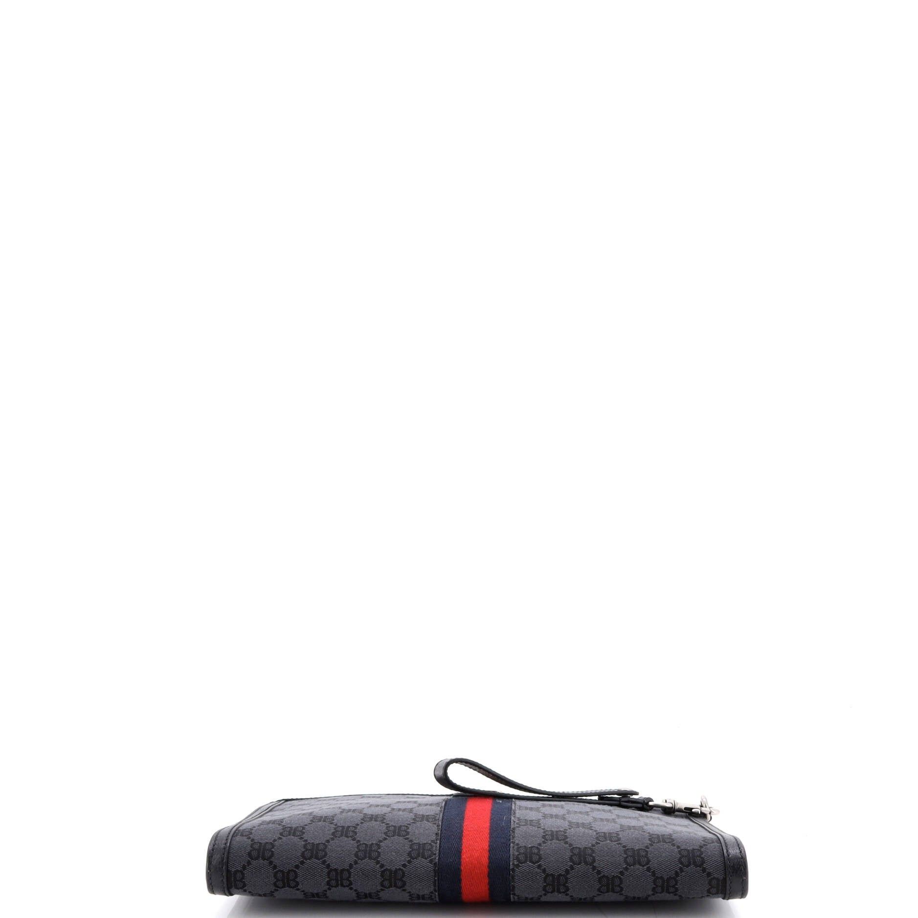 Balenciaga x Gucci The Hacker Project Web Wristlet Clutch Size ONE SIZE - 4 Thumbnail