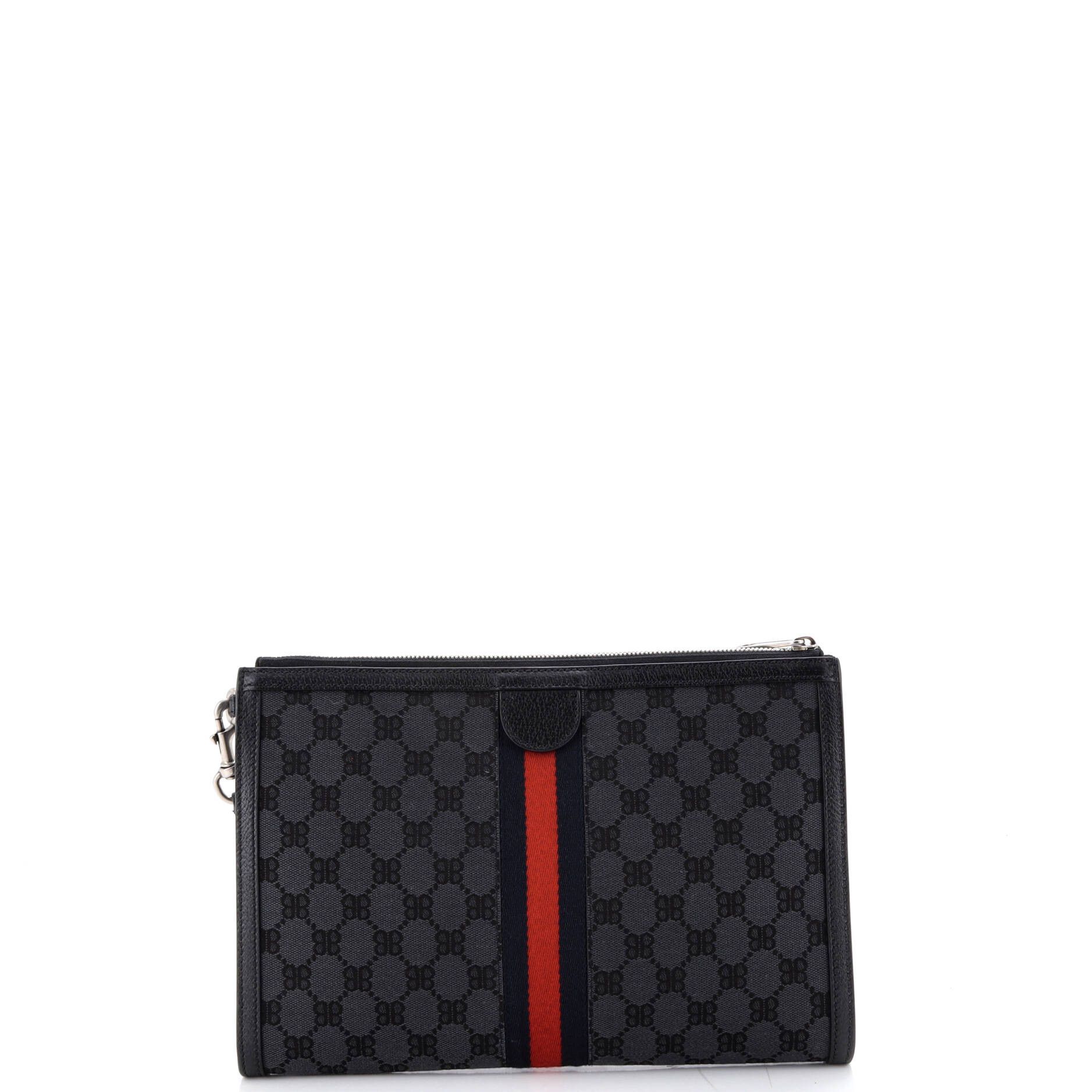 Balenciaga x Gucci The Hacker Project Web Wristlet Clutch Size ONE SIZE - 3 Thumbnail