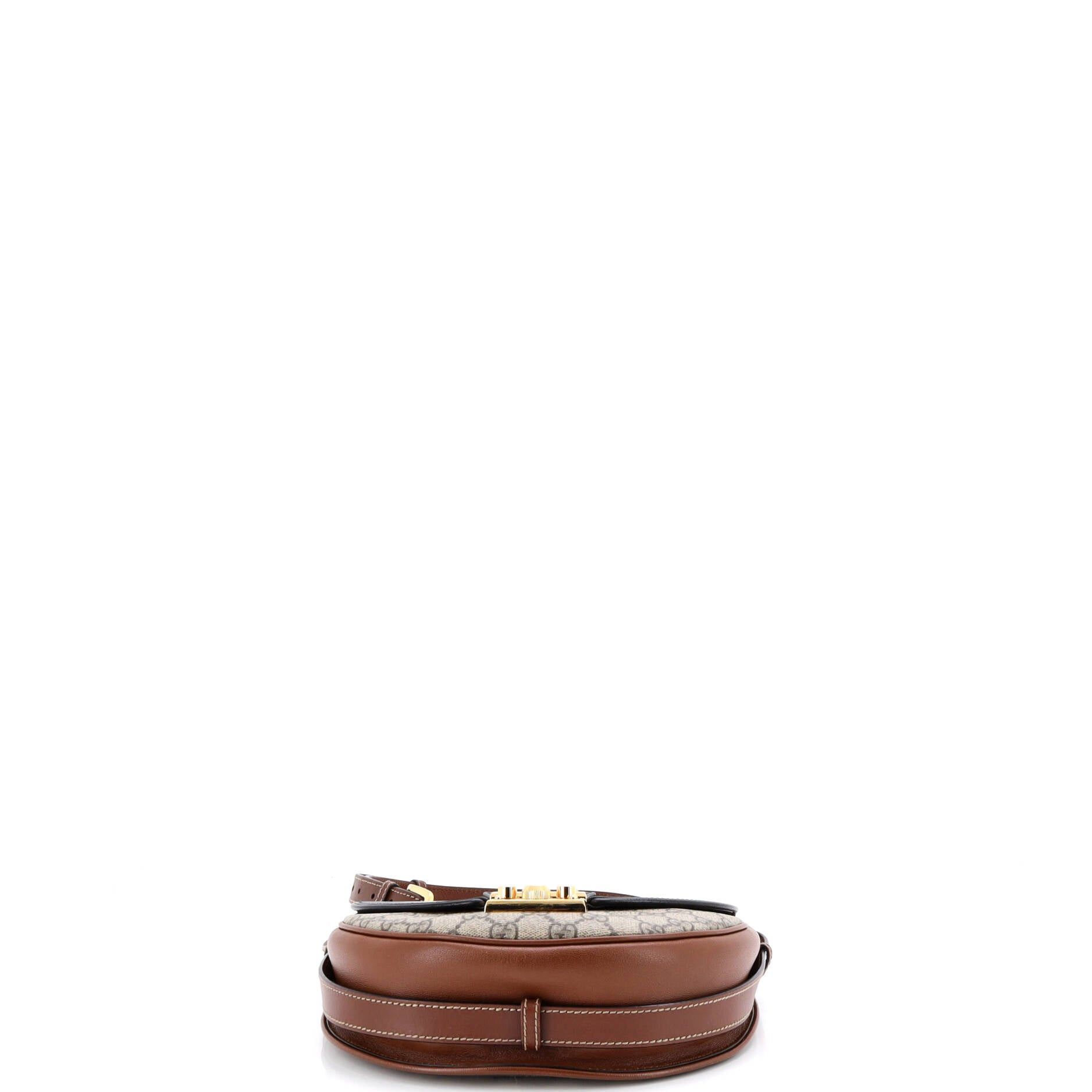 Padlock Saddle Shoulder Bag
