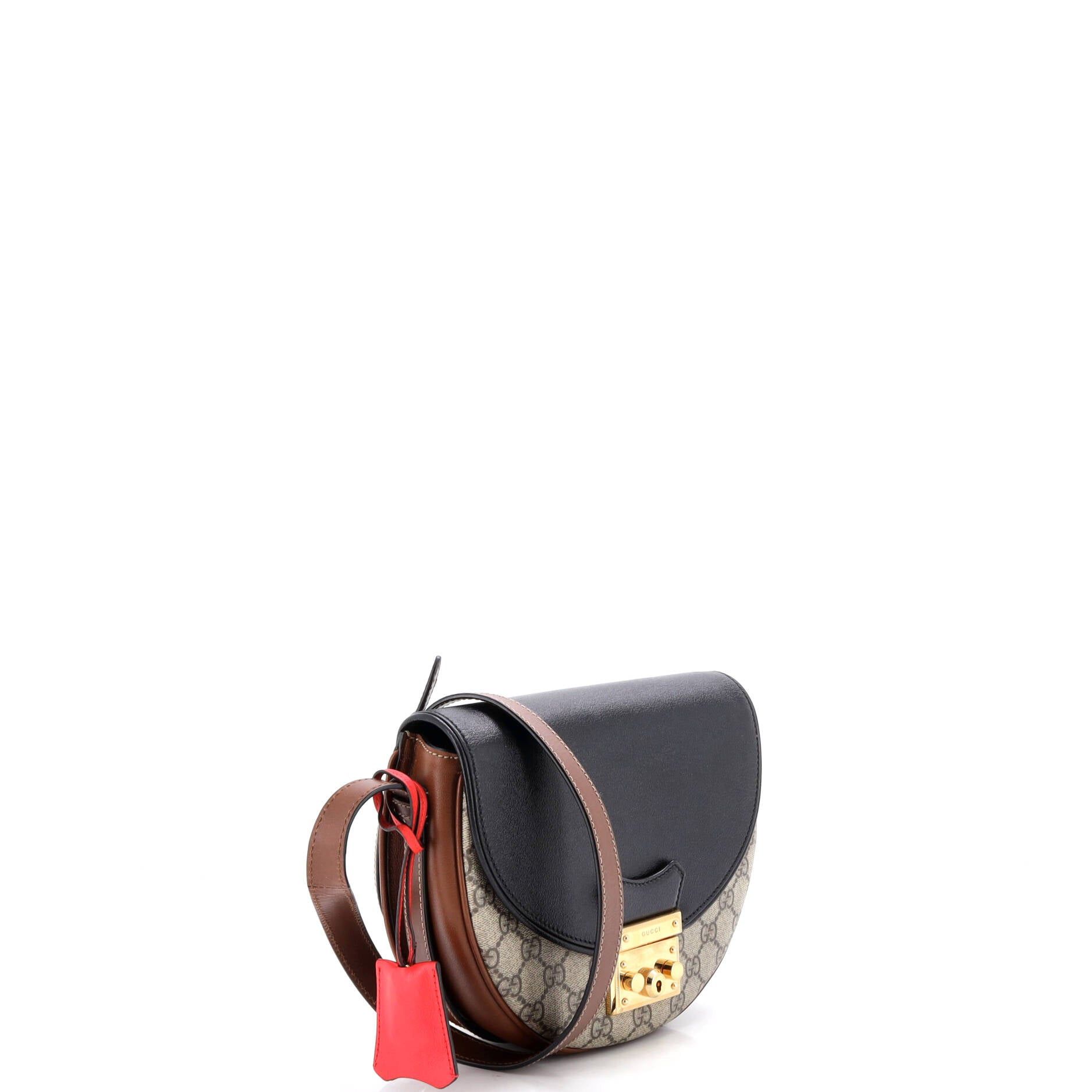 Padlock Saddle Shoulder Bag