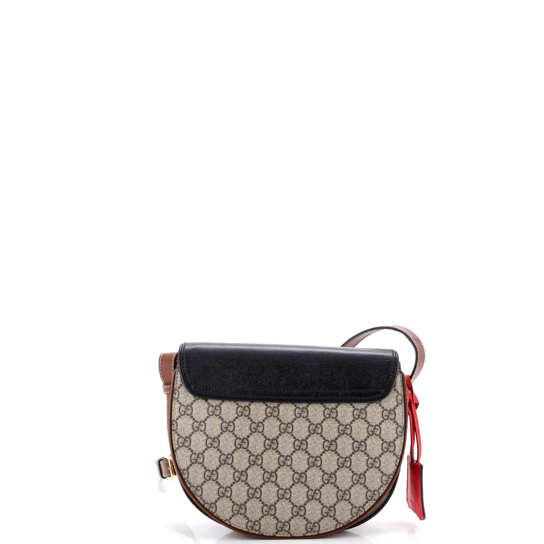 Padlock Saddle Shoulder Bag