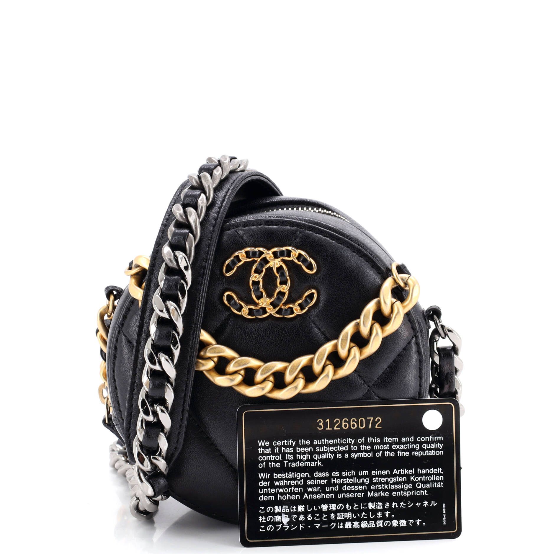 Chanel 19 Round Clutch with Chain Size ONE SIZE - 2 Thumbnail