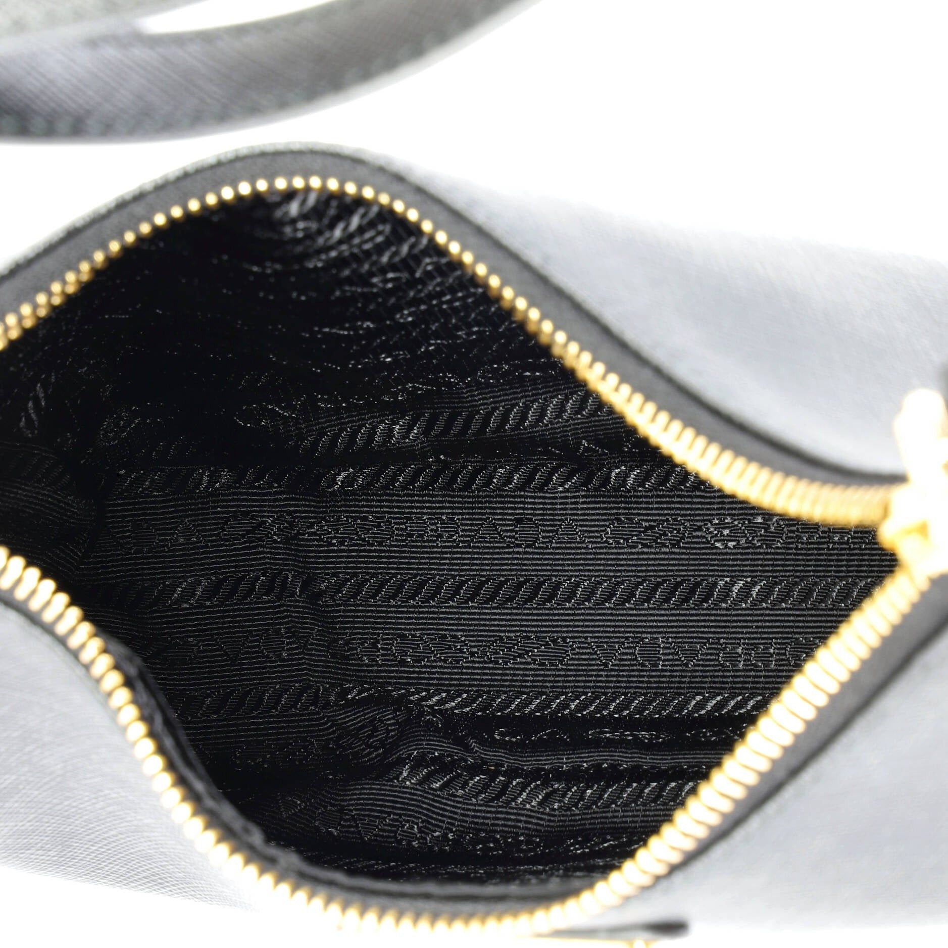 Prada Adjustable Handle Zip Hobo Size ONE SIZE - 5 Thumbnail