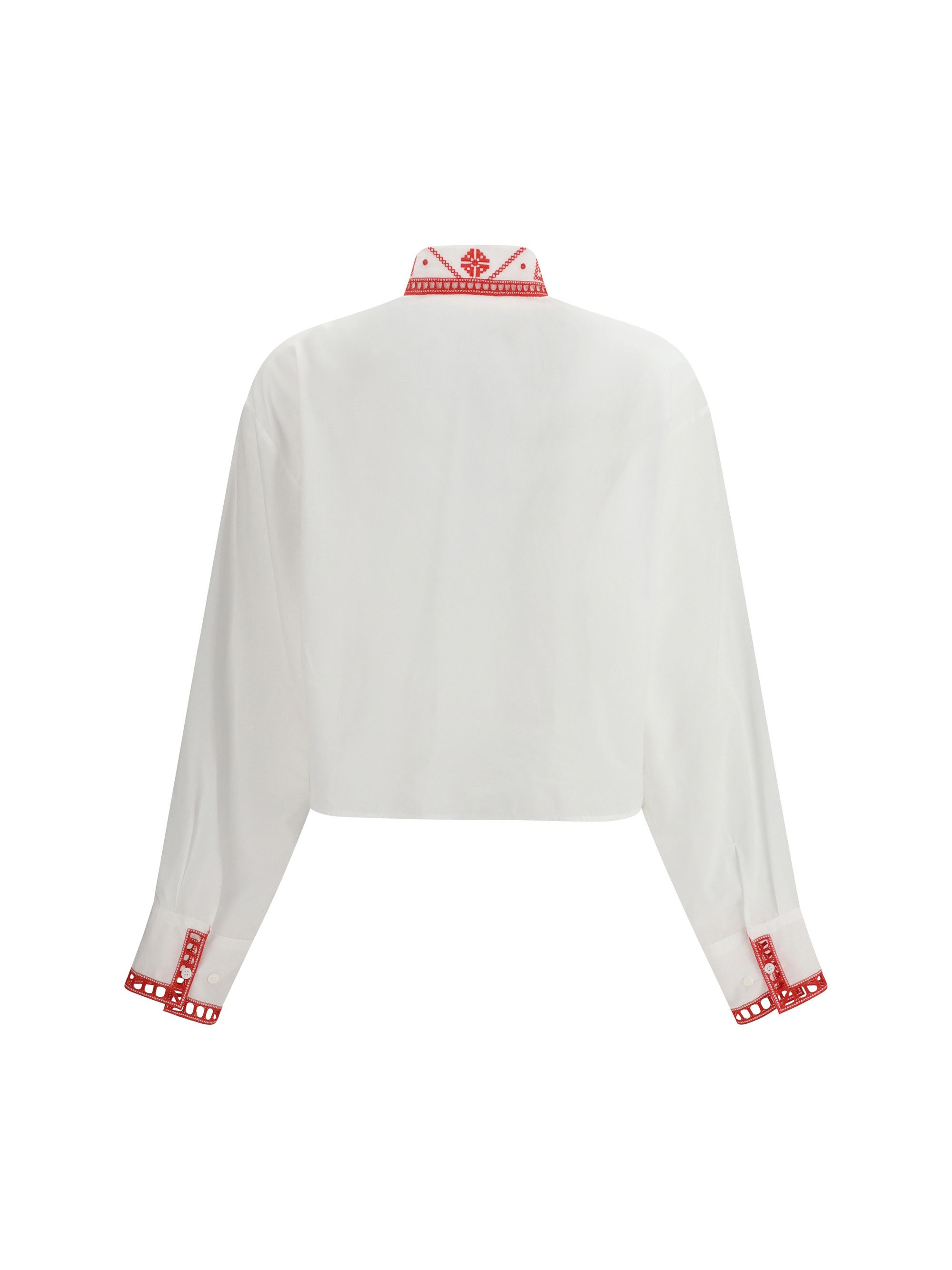 Ermanno Scervino Manjaro embroidered Shirt Size M / US 6-8 / IT 42-44 - 2 Thumbnail