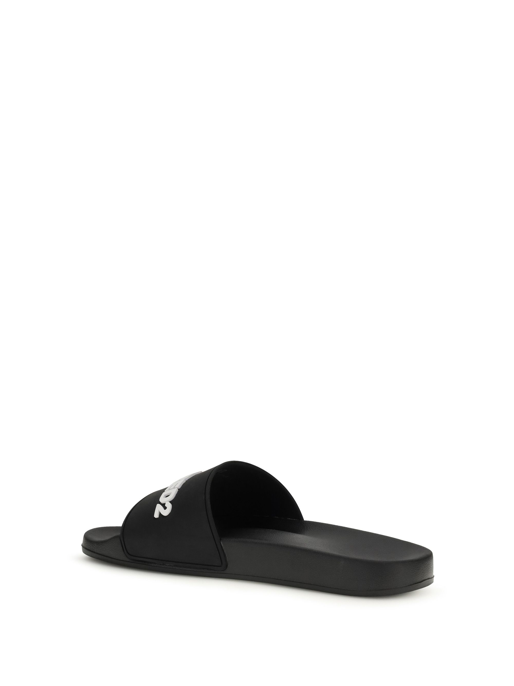 Dsquared2 Logo Slippers Size US 8 / EU 41 - 3 Thumbnail