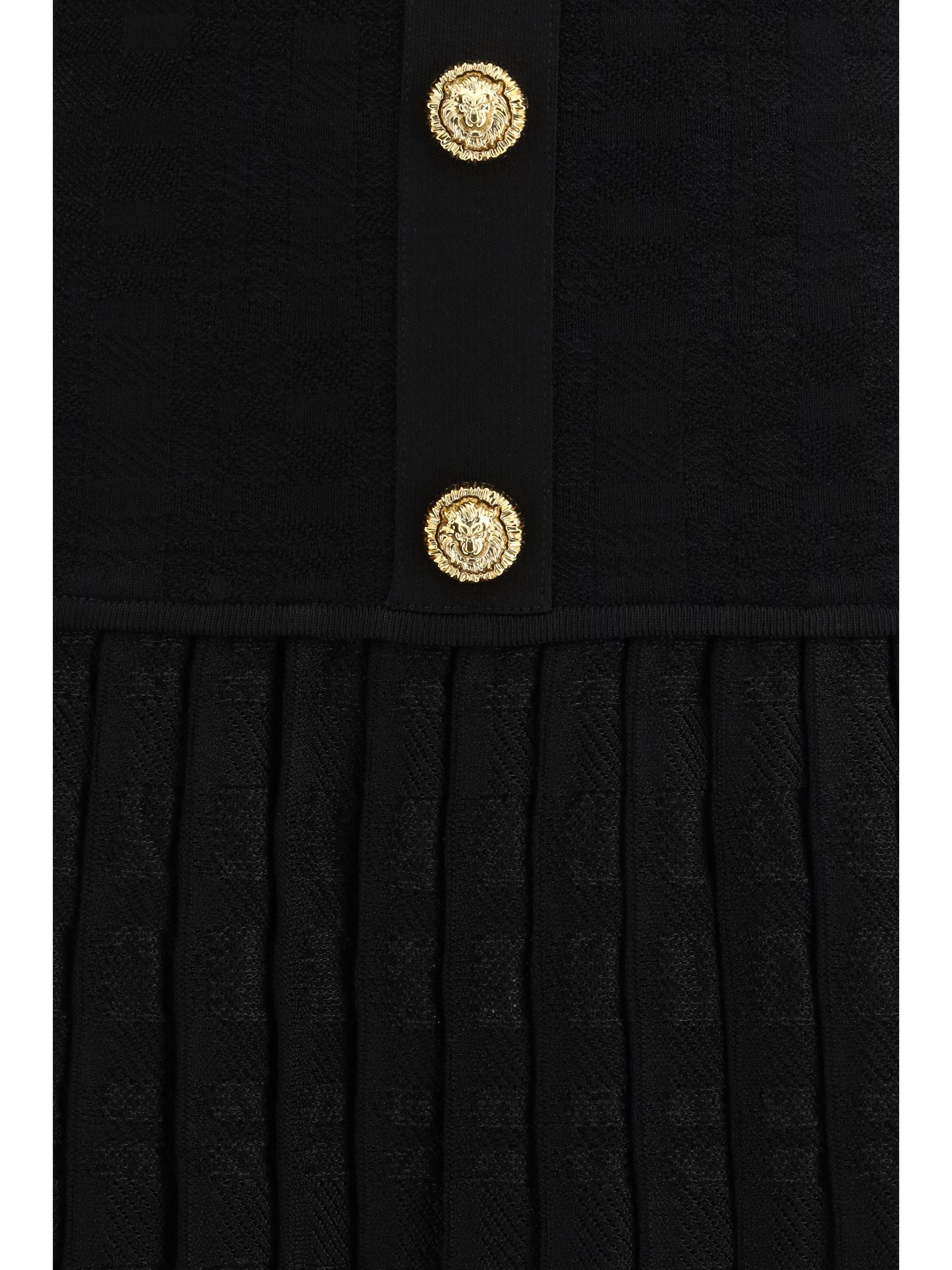 Balmain Pleated mini Dress Size S / US 4 / IT 40 - 3 Thumbnail