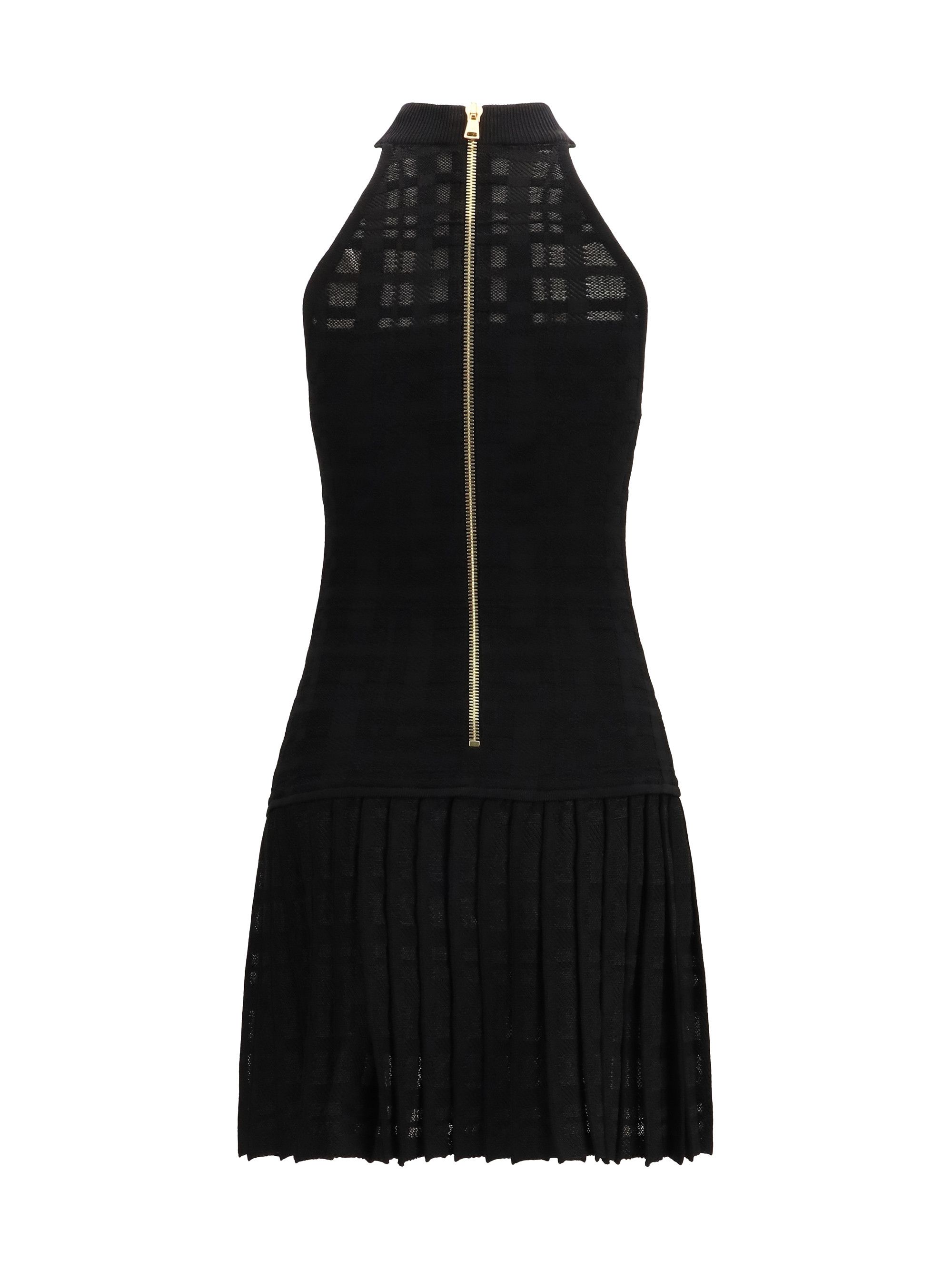 Balmain Pleated mini Dress Size M / US 6-8 / IT 42-44 - 2 Thumbnail