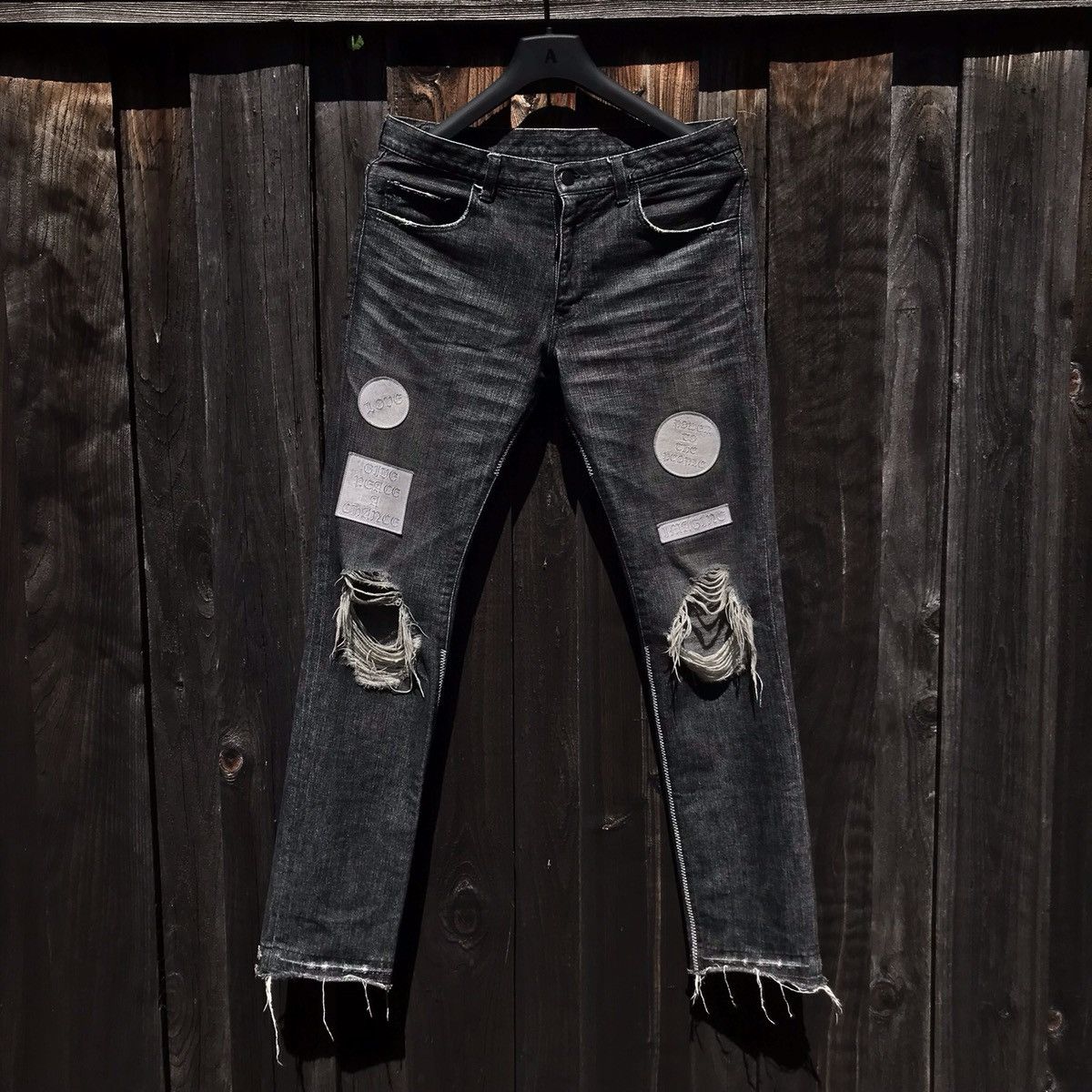 Number (N)ine Number (N)ine AW04 Give Peace a Chance Denim | Grailed