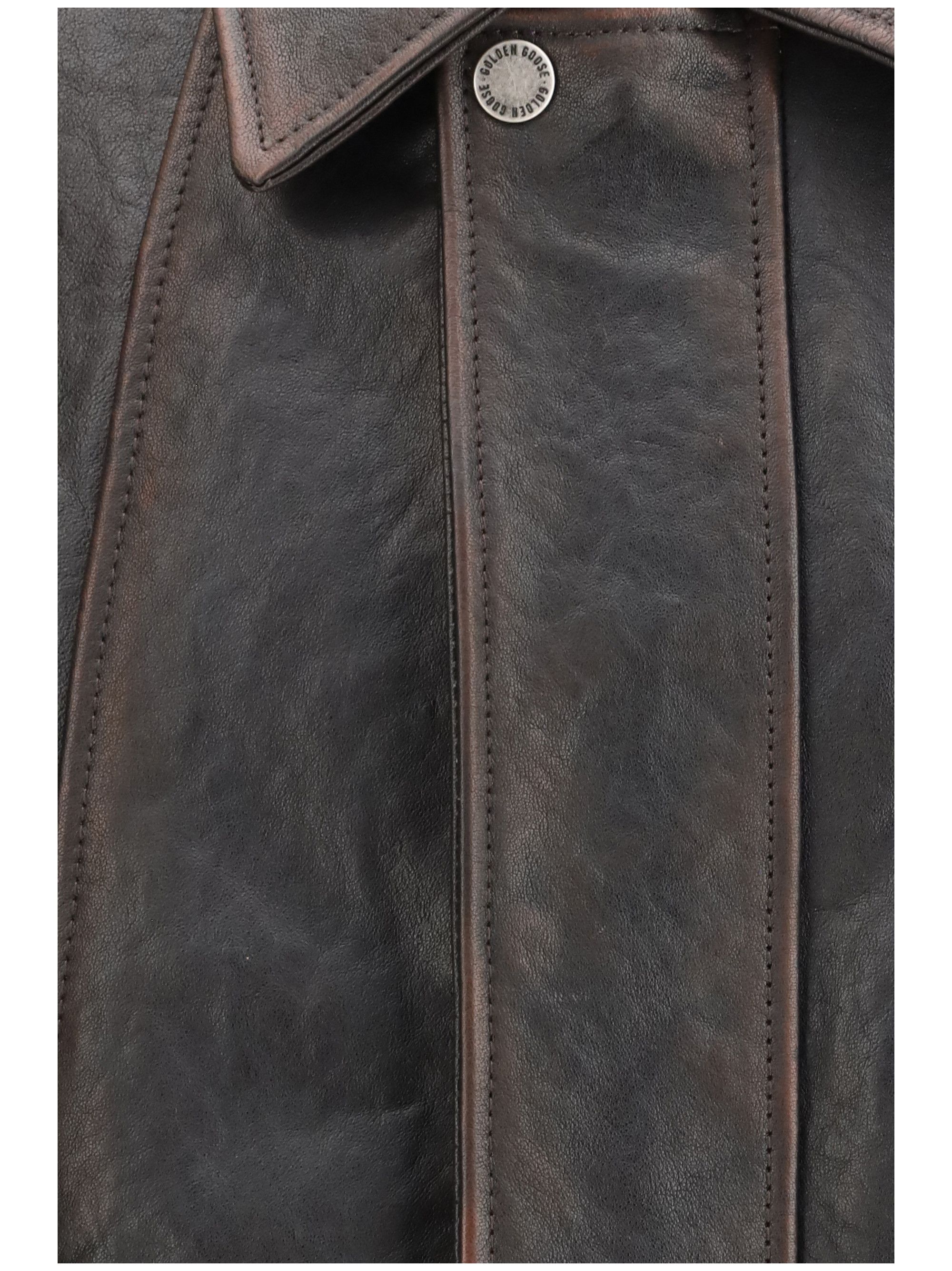 Golden Goose Nappa leather Bomber Jacket Size US L / EU 52-54 / 3 - 3 Thumbnail
