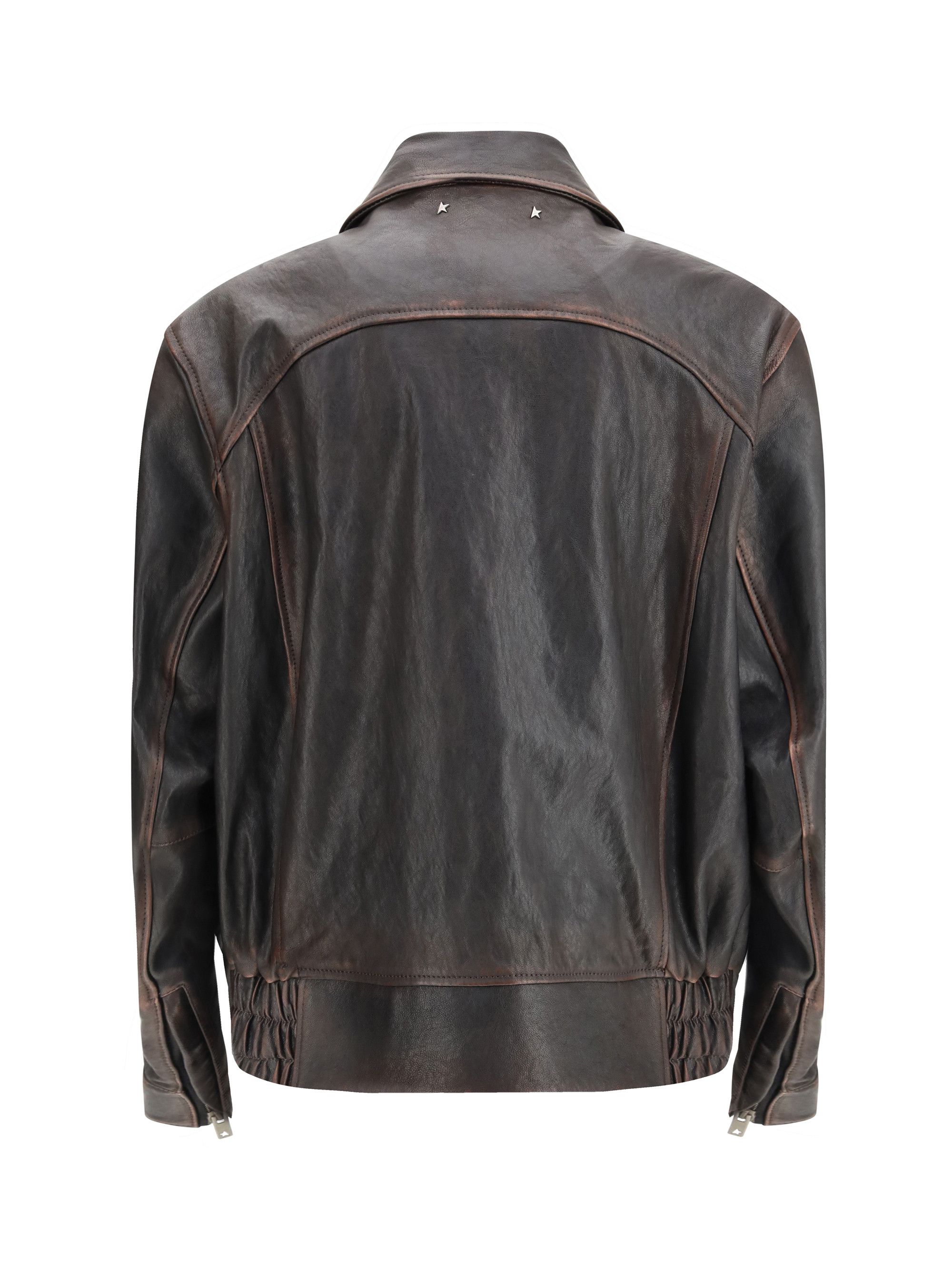 Golden Goose Nappa leather Bomber Jacket Size US L / EU 52-54 / 3 - 2 Thumbnail