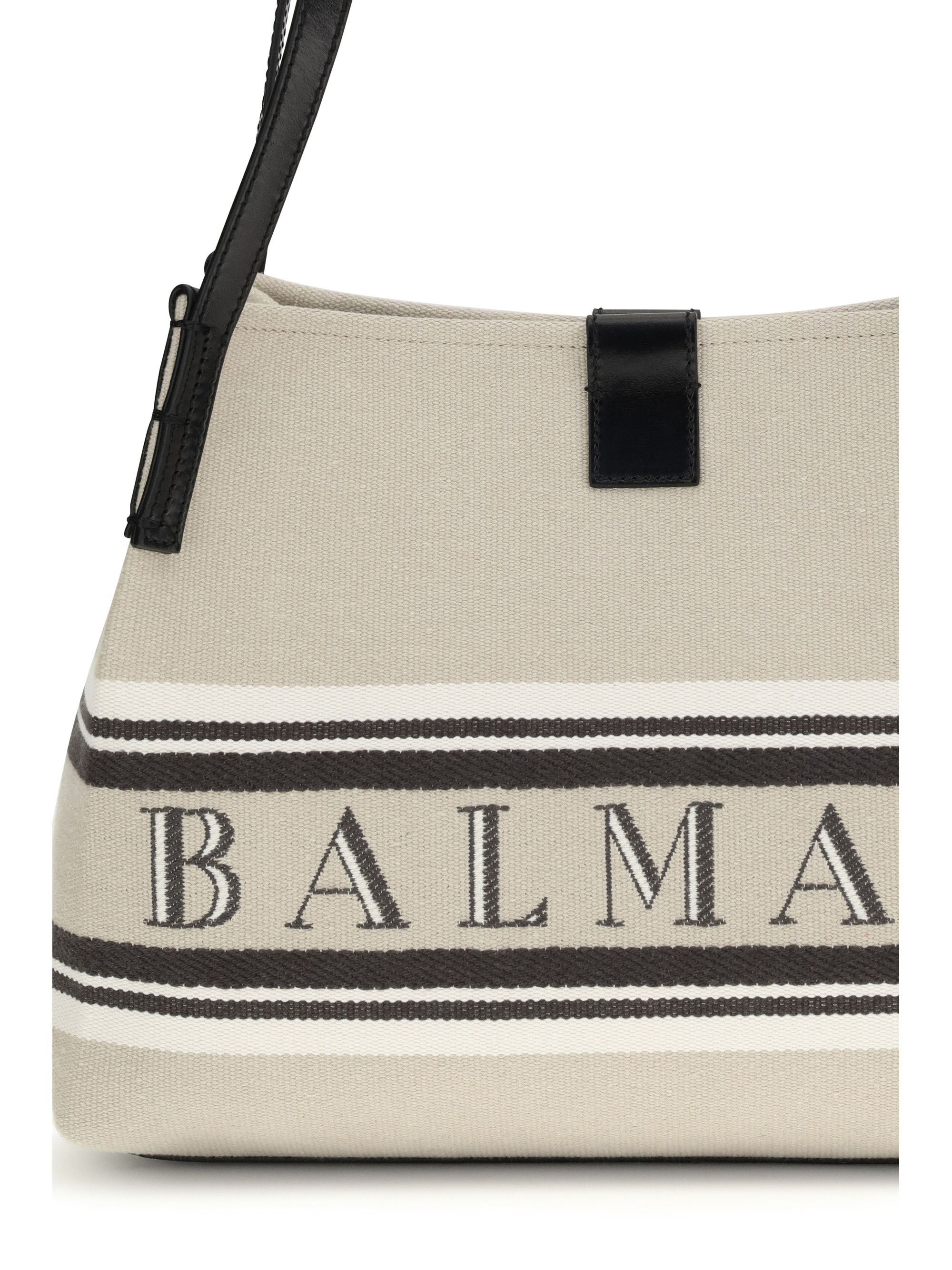 Balmain Canvas Shoulder Bag Size ONE SIZE - 4 Thumbnail