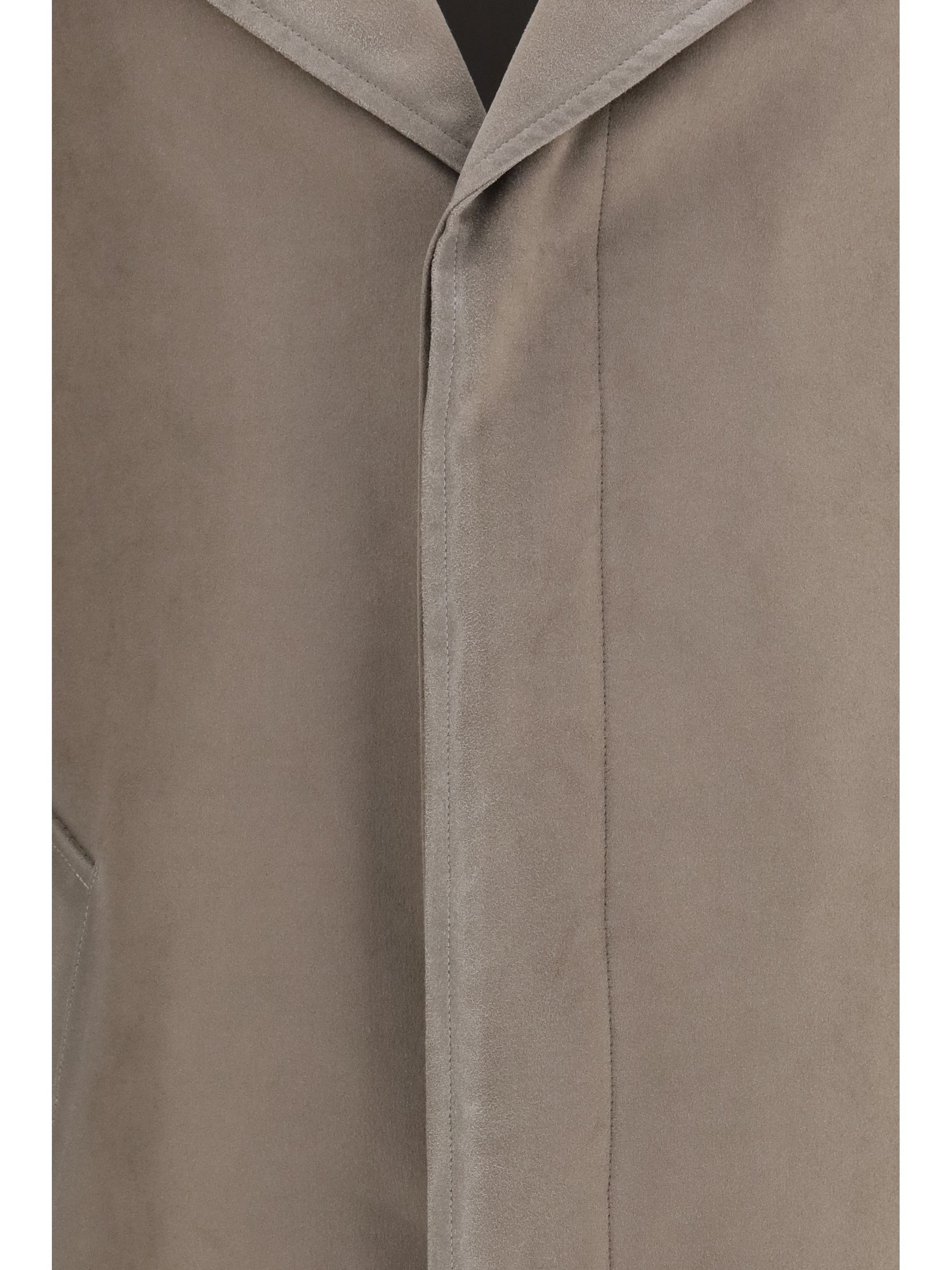 Loewe Single-breasted brushed cotton-blend fustian Coat Size US L / EU 52-54 / 3 - 3 Thumbnail