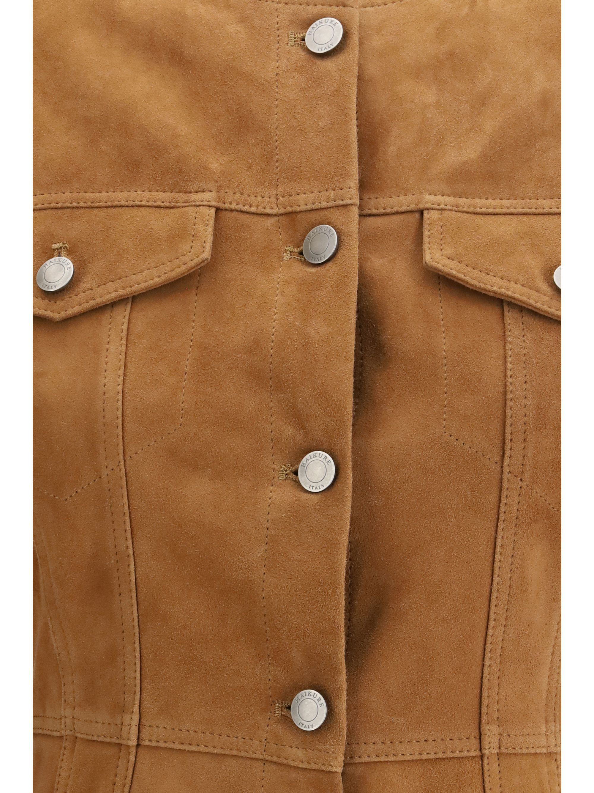 Haikure Suede Jacket Size S / US 4 / IT 40 - 3 Thumbnail