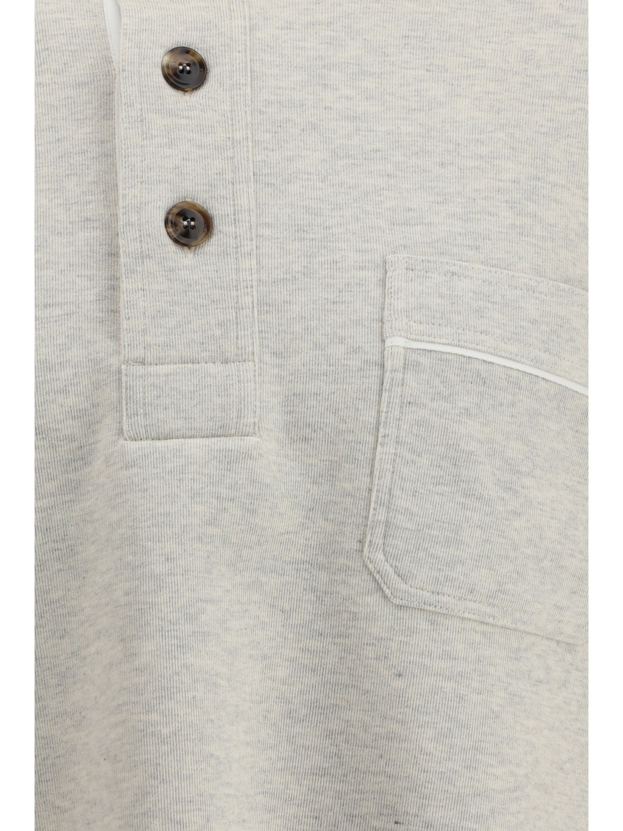 Tom Ford Cotton Sweatshirt with a partial front button closure Size US M / EU 48-50 / 2 - 3 Thumbnail