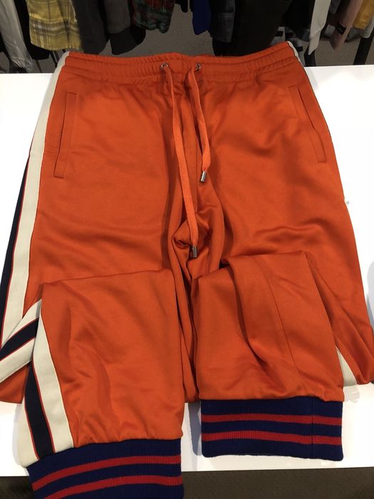 Gucci Technical Jersey Pant in Orange for Men